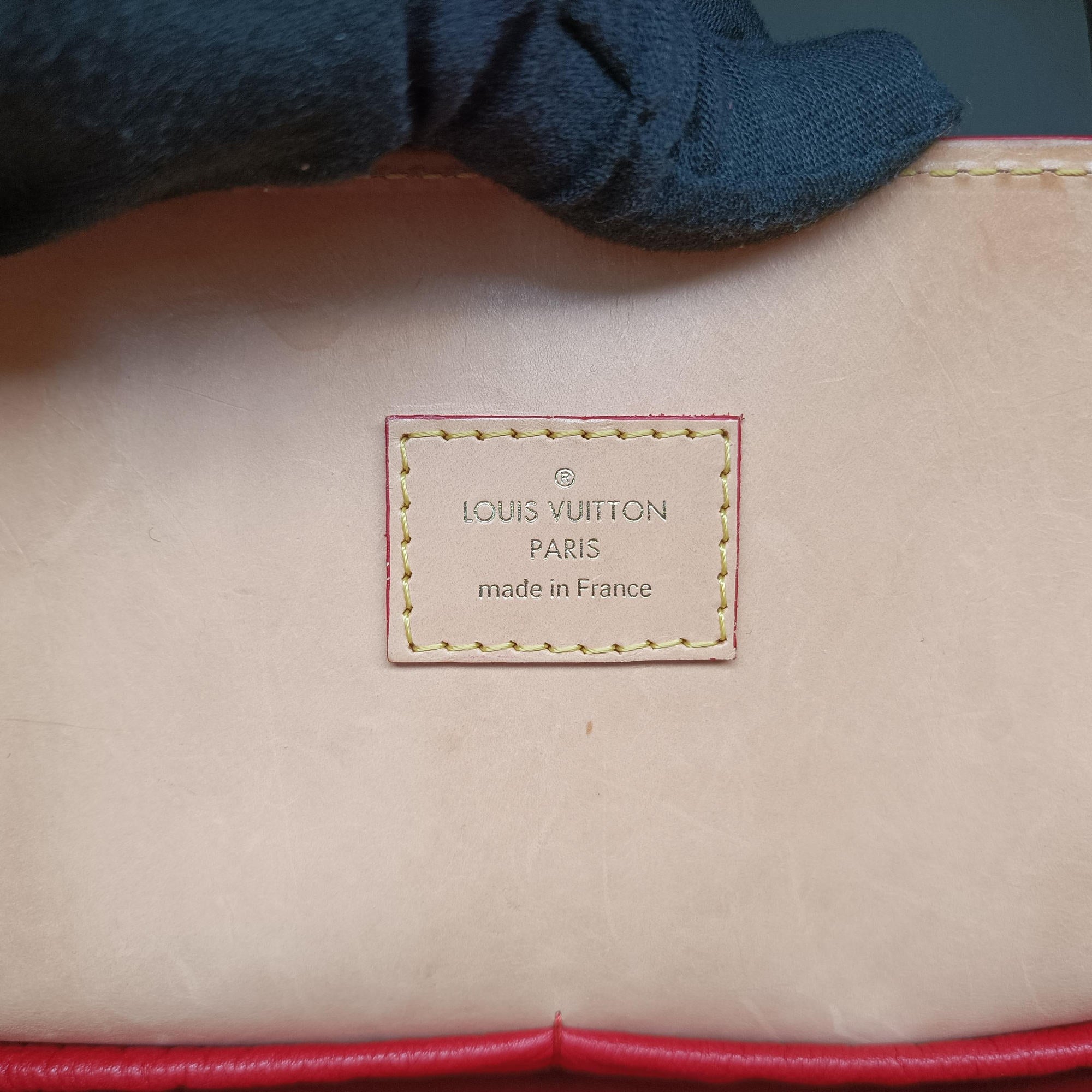 Pre-owned Louis Vuitton Monogram Studs Icono Brown×red×beige Monogram Canvas×calf leather×ponyhair M41234 handbag | stylenewstar