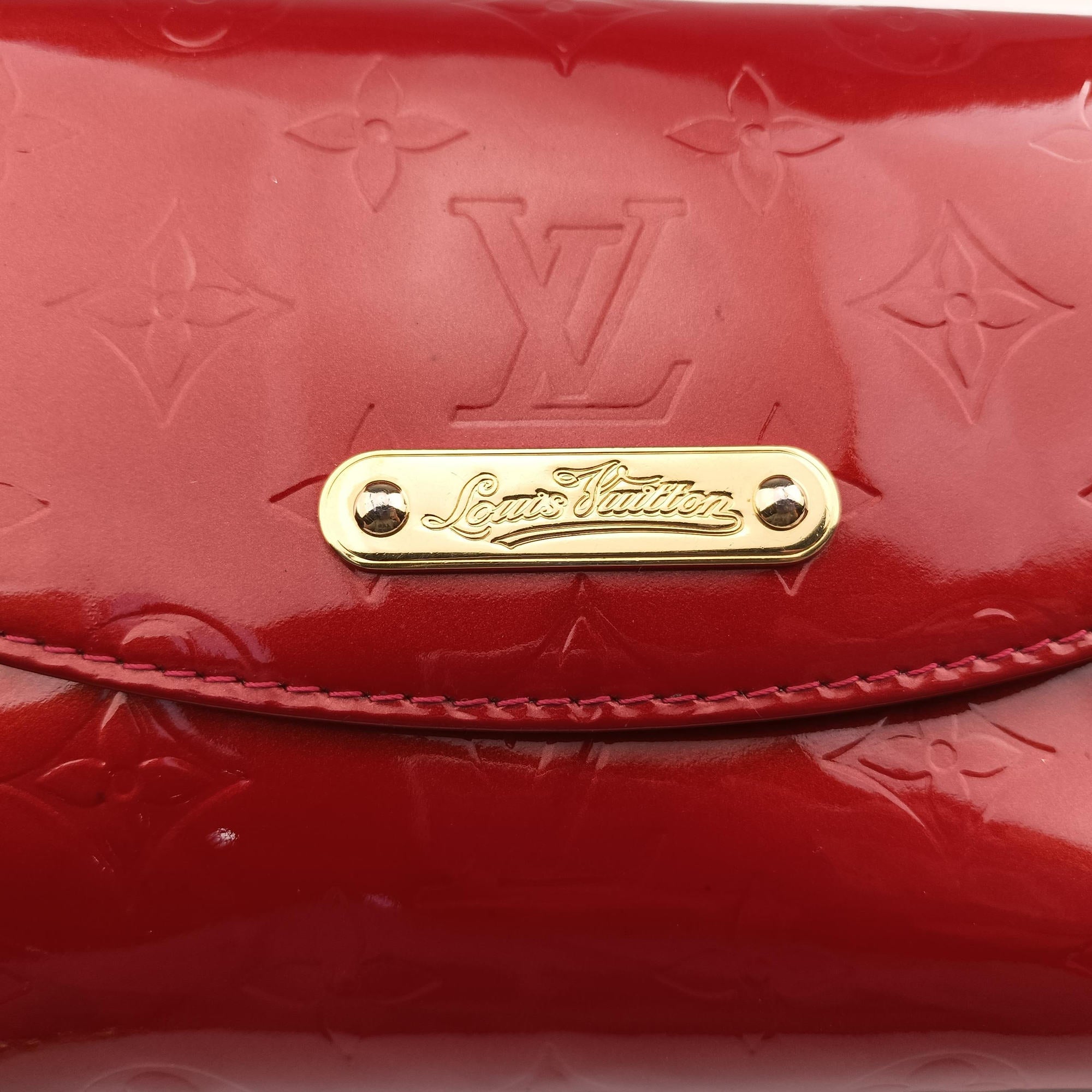 Pre-owned Louis Vuitton Belle Air Pomme d'Amour Vernis M93614 shoulderbag | stylenewstar