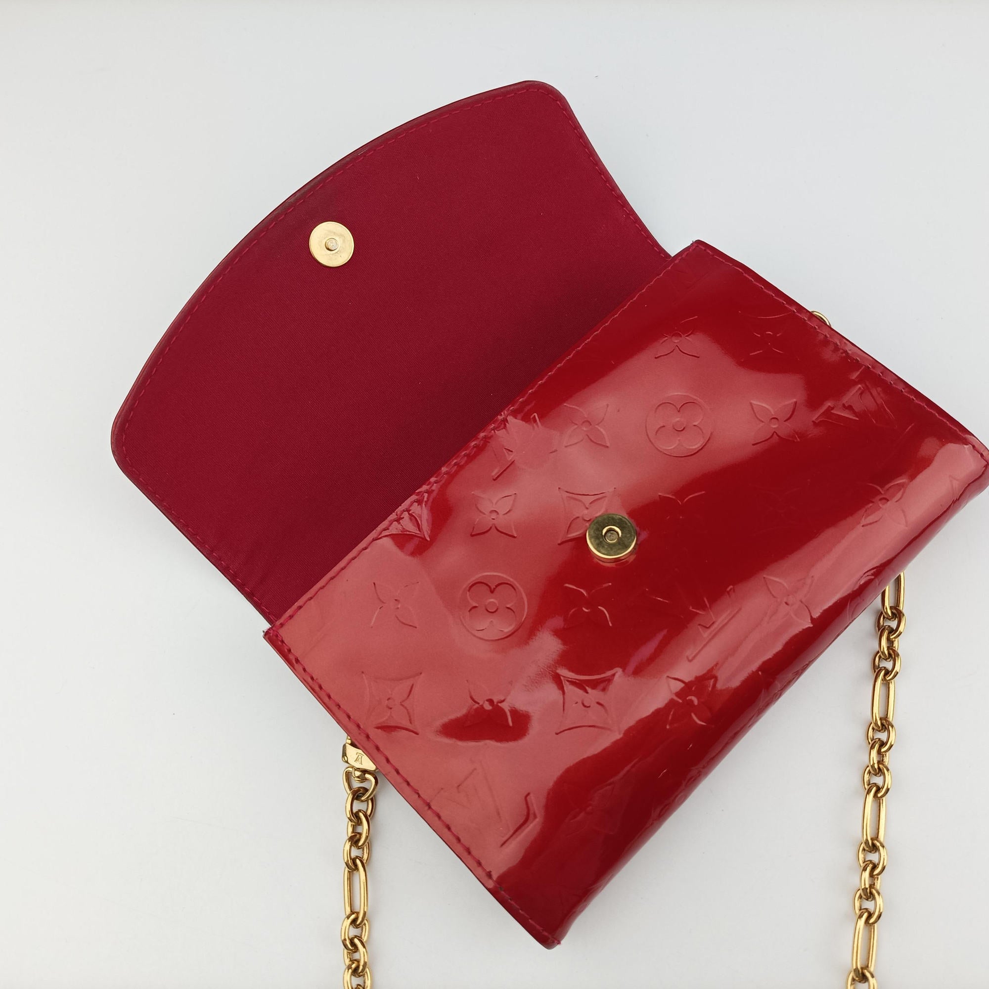 Pre-owned Louis Vuitton Belle Air Pomme d'Amour Vernis M93614 shoulderbag | stylenewstar