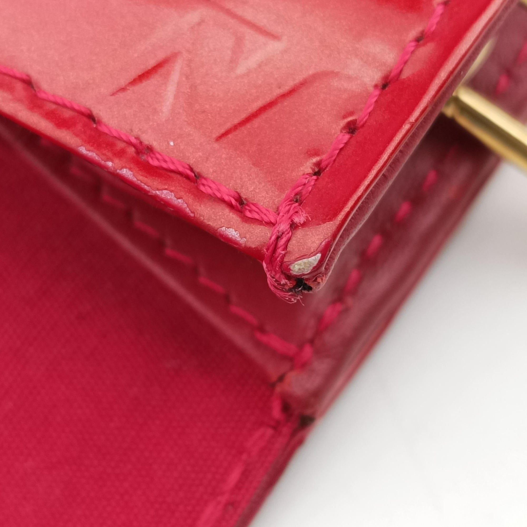 Pre-owned Louis Vuitton Belle Air Pomme d'Amour Vernis M93614 shoulderbag | stylenewstar