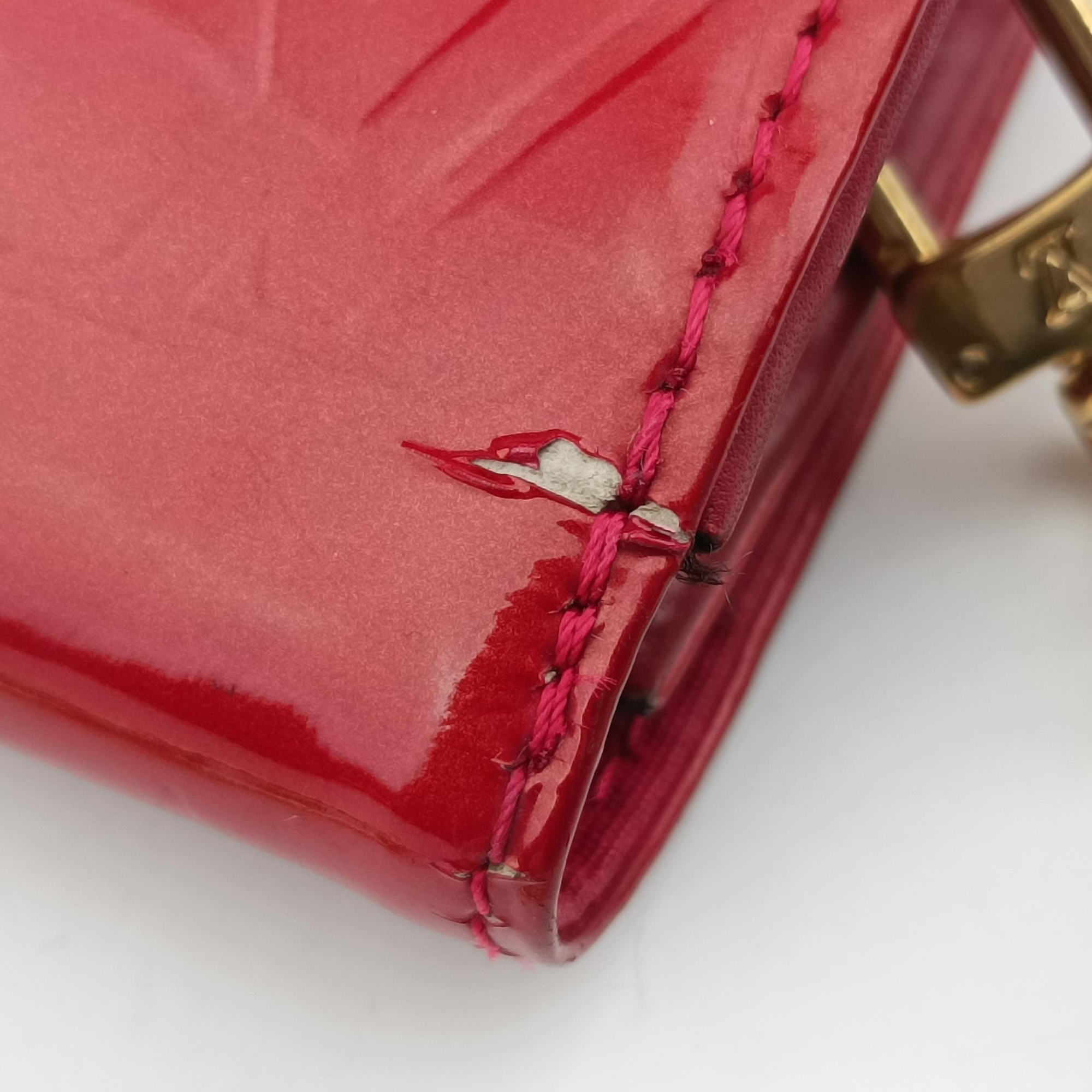 Pre-owned Louis Vuitton Belle Air Pomme d'Amour Vernis M93614 shoulderbag | stylenewstar
