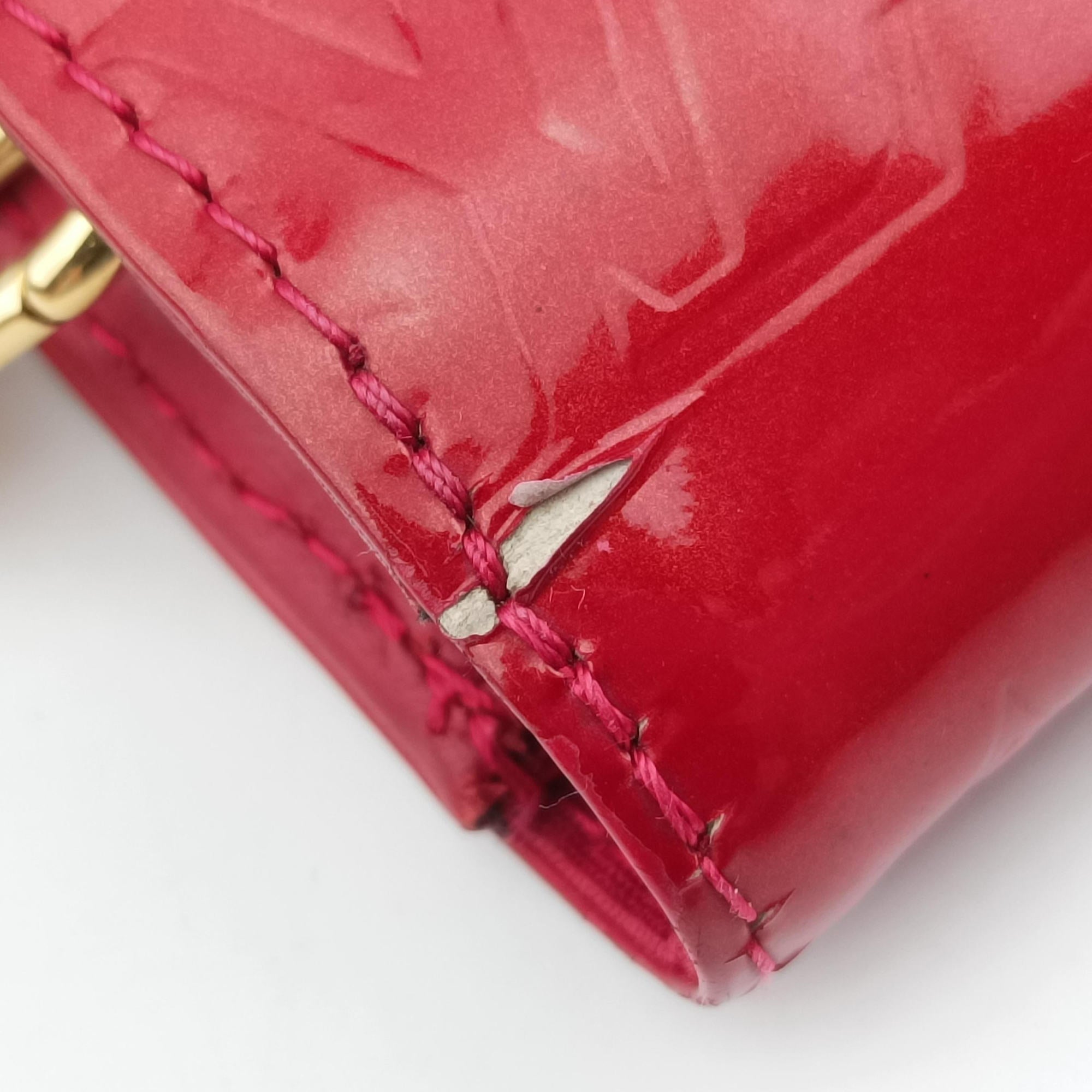 Pre-owned Louis Vuitton Belle Air Pomme d'Amour Vernis M93614 shoulderbag | stylenewstar