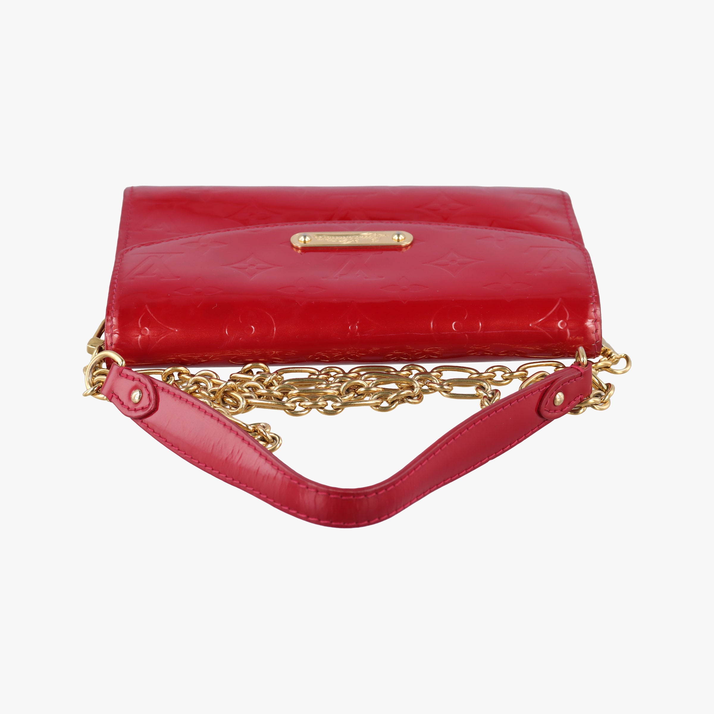 Pre-owned Louis Vuitton Belle Air Pomme d'Amour Vernis M93614 shoulderbag | stylenewstar
