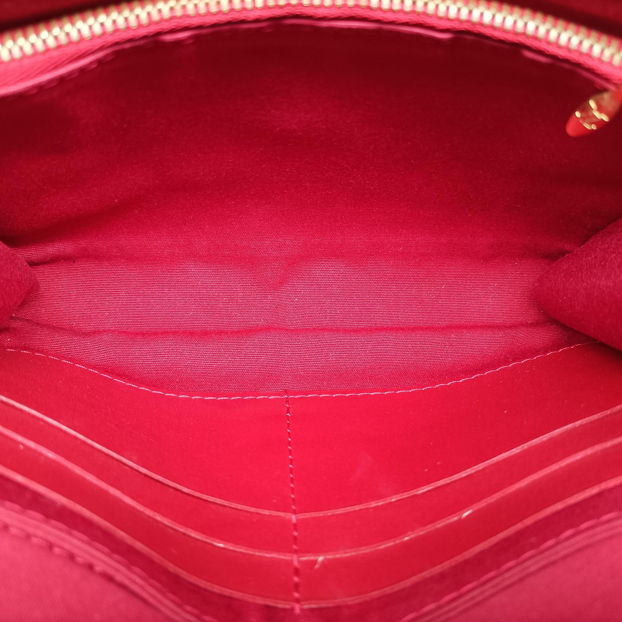 Pre-owned Louis Vuitton Belle Air Pomme d'Amour Vernis M93614 shoulderbag | stylenewstar