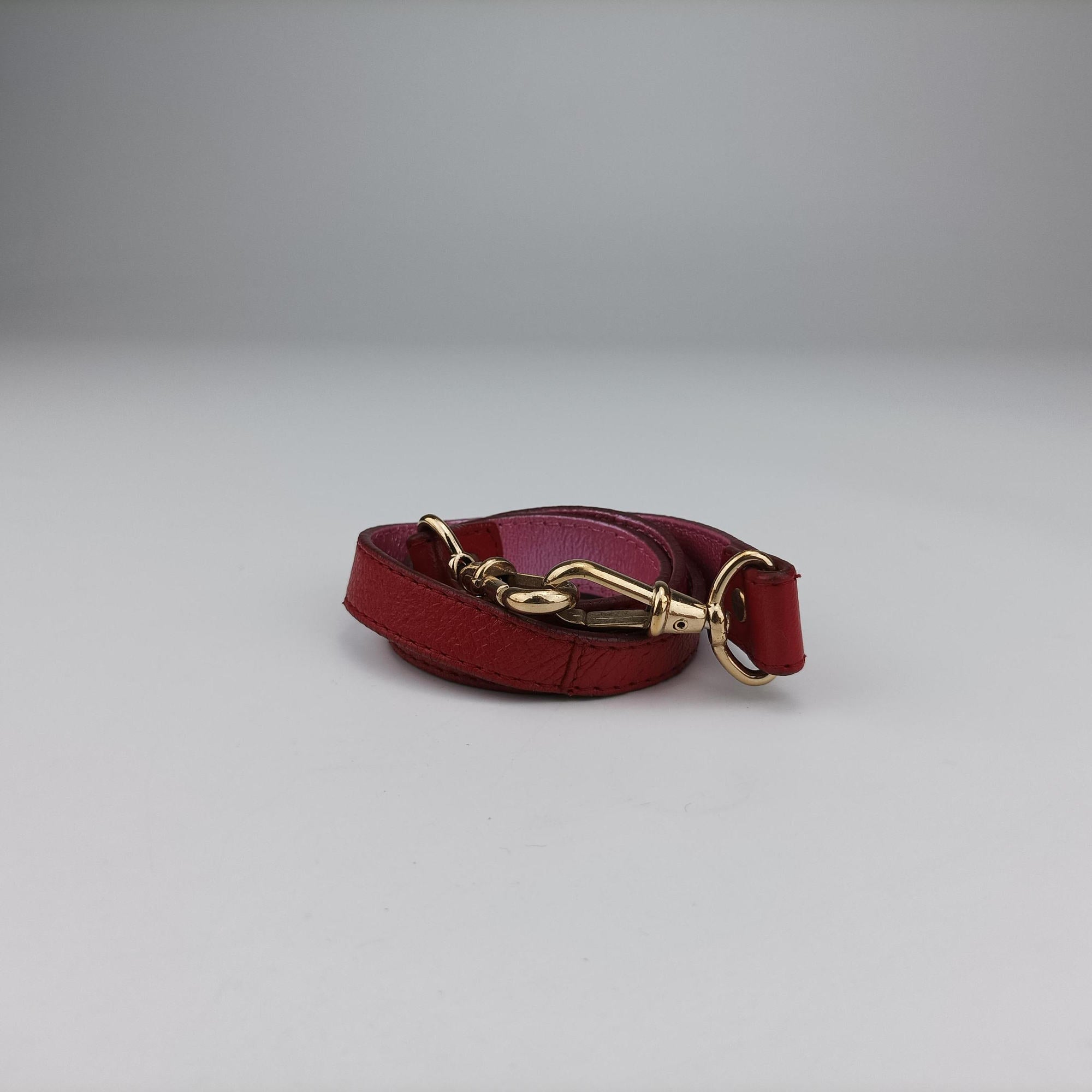 Vintage Fendi Zucca Vanity Mirror Brown × Red Jacquard × Leather 8BN133 shoulderbag | stylenewstar