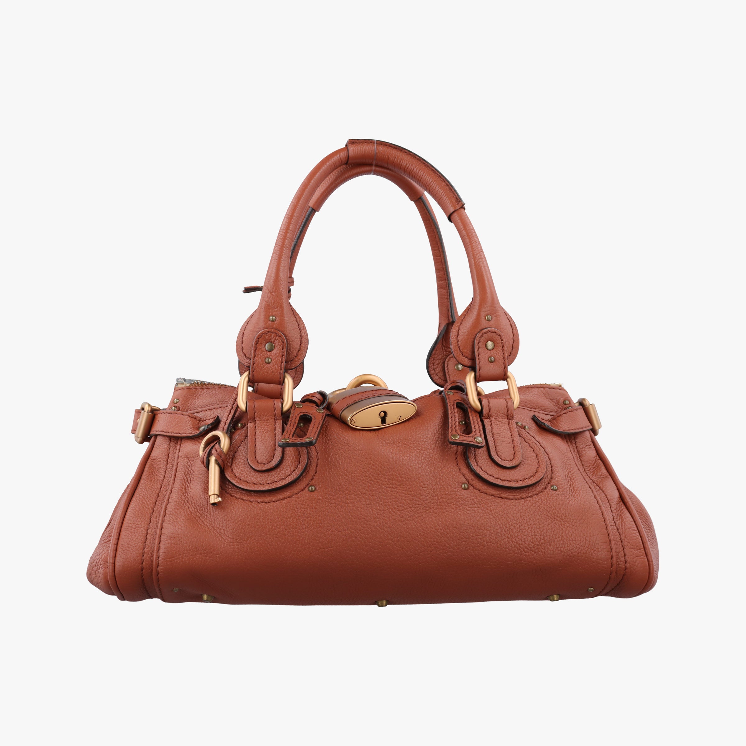 Pre-owned Chloe Paddington Brown Leather  handbag | stylenewstar