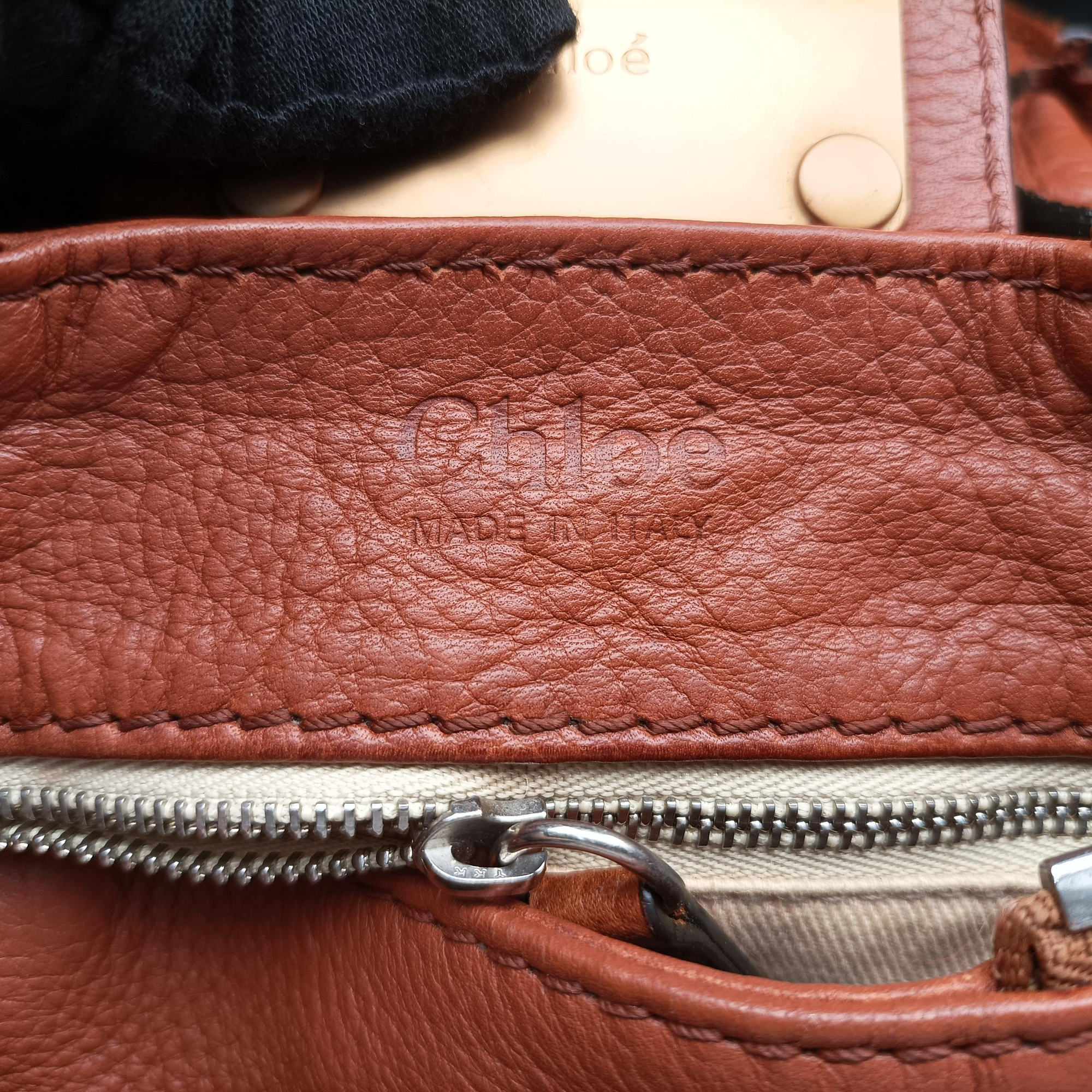 Pre-owned Chloe Paddington Brown Leather  handbag | stylenewstar