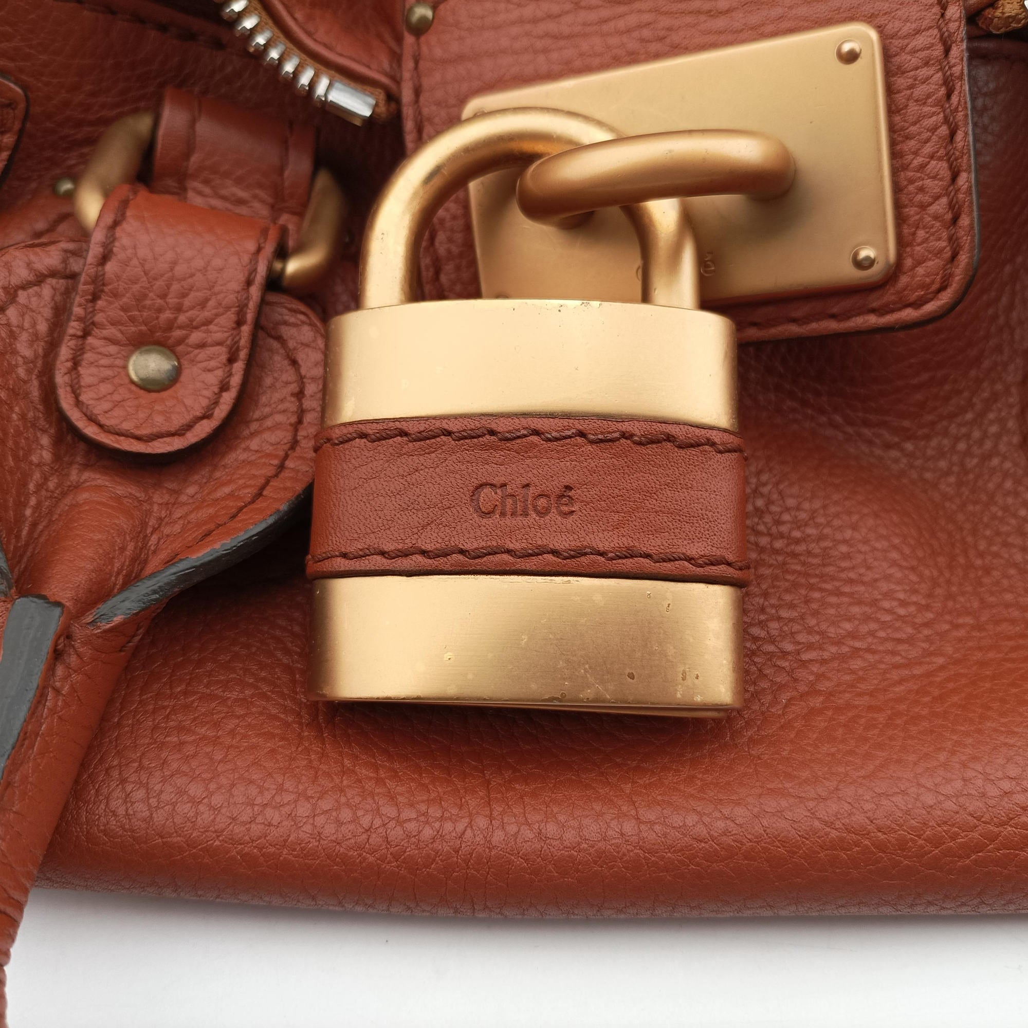 Pre-owned Chloe Paddington Brown Leather  handbag | stylenewstar