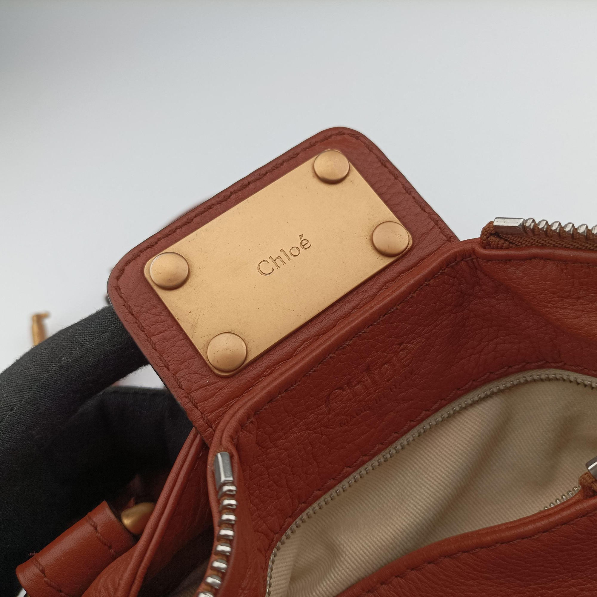 Pre-owned Chloe Paddington Brown Leather  handbag | stylenewstar