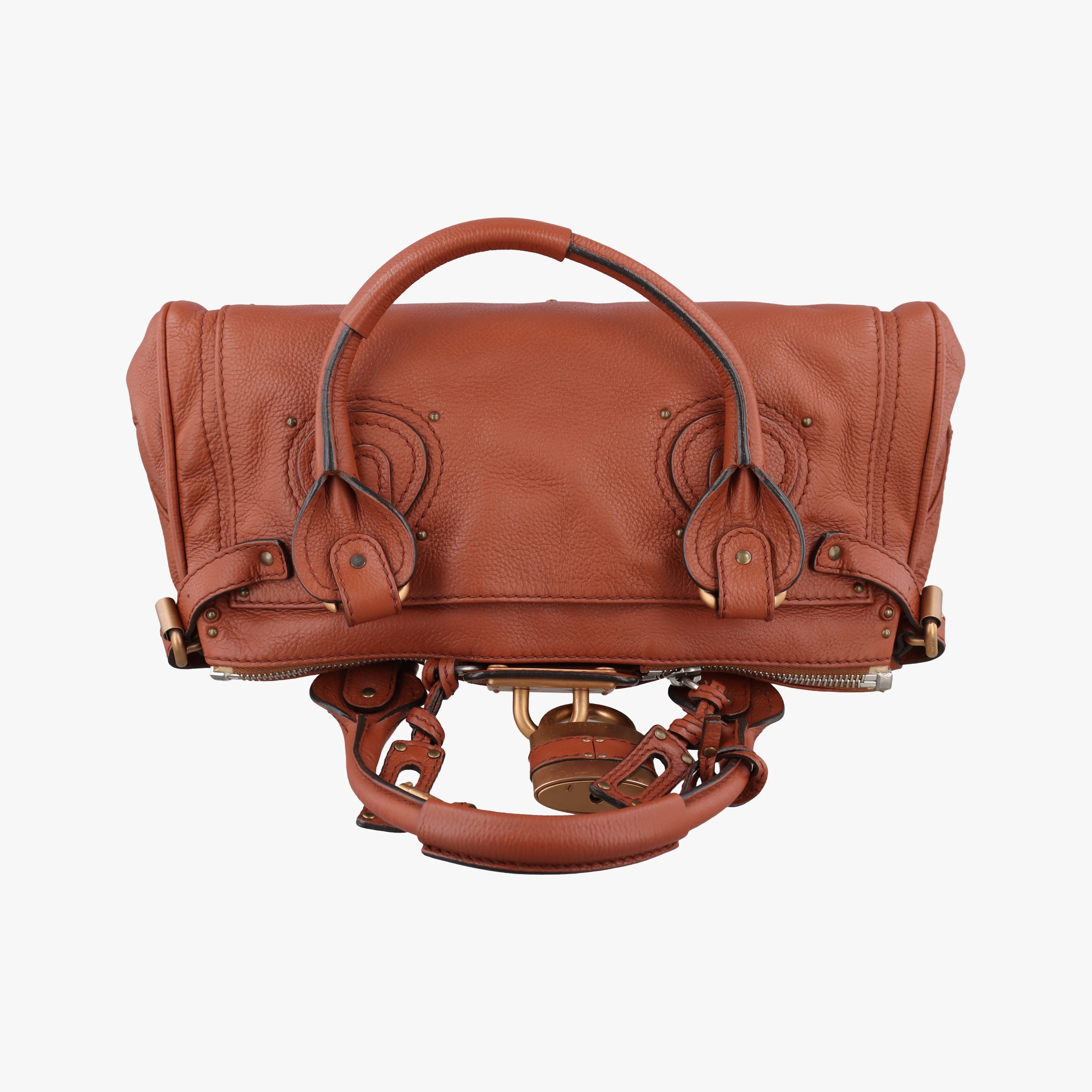 Pre-owned Chloe Paddington Brown Leather  handbag | stylenewstar