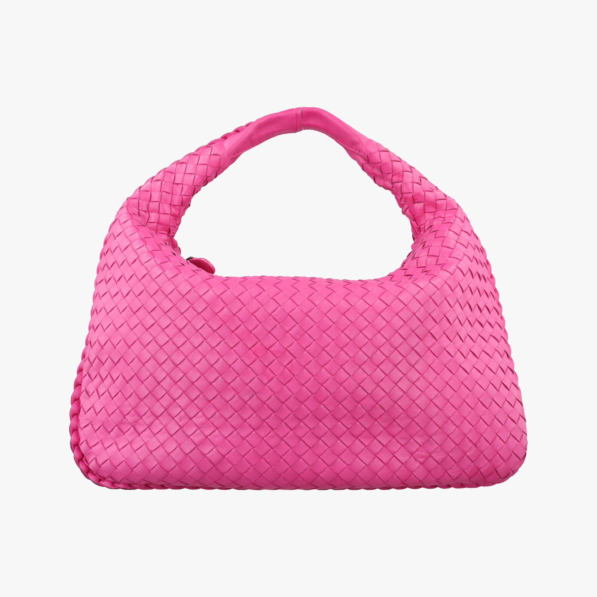 Secondhand Bottega Veneta Intrecciato Rose lambskin  handbag | stylenewstar