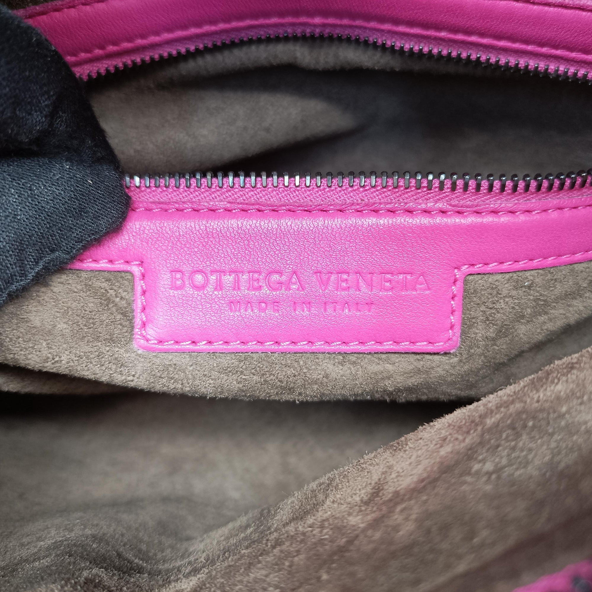 Secondhand Bottega Veneta Intrecciato Rose lambskin  handbag | stylenewstar