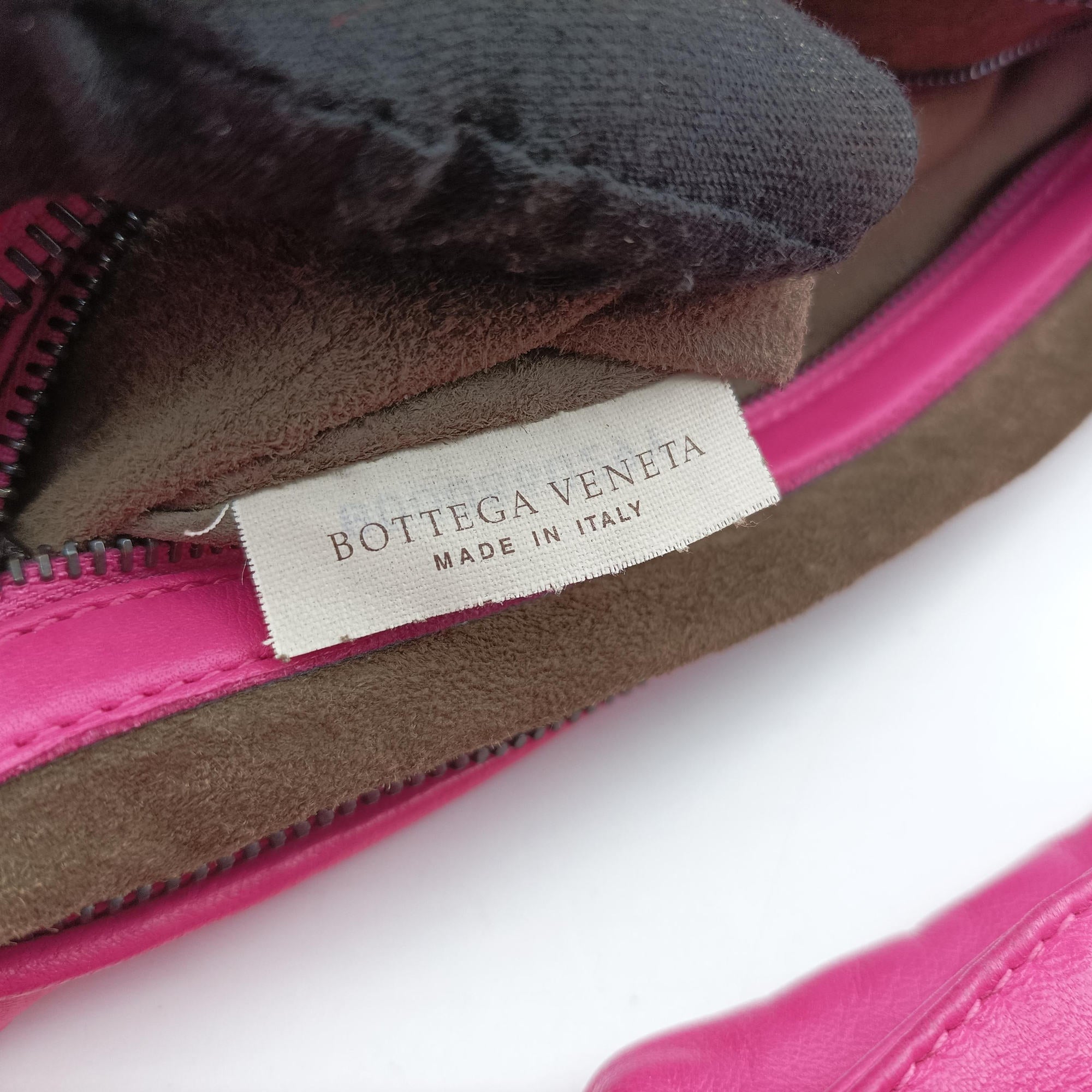 Secondhand Bottega Veneta Intrecciato Rose lambskin  handbag | stylenewstar