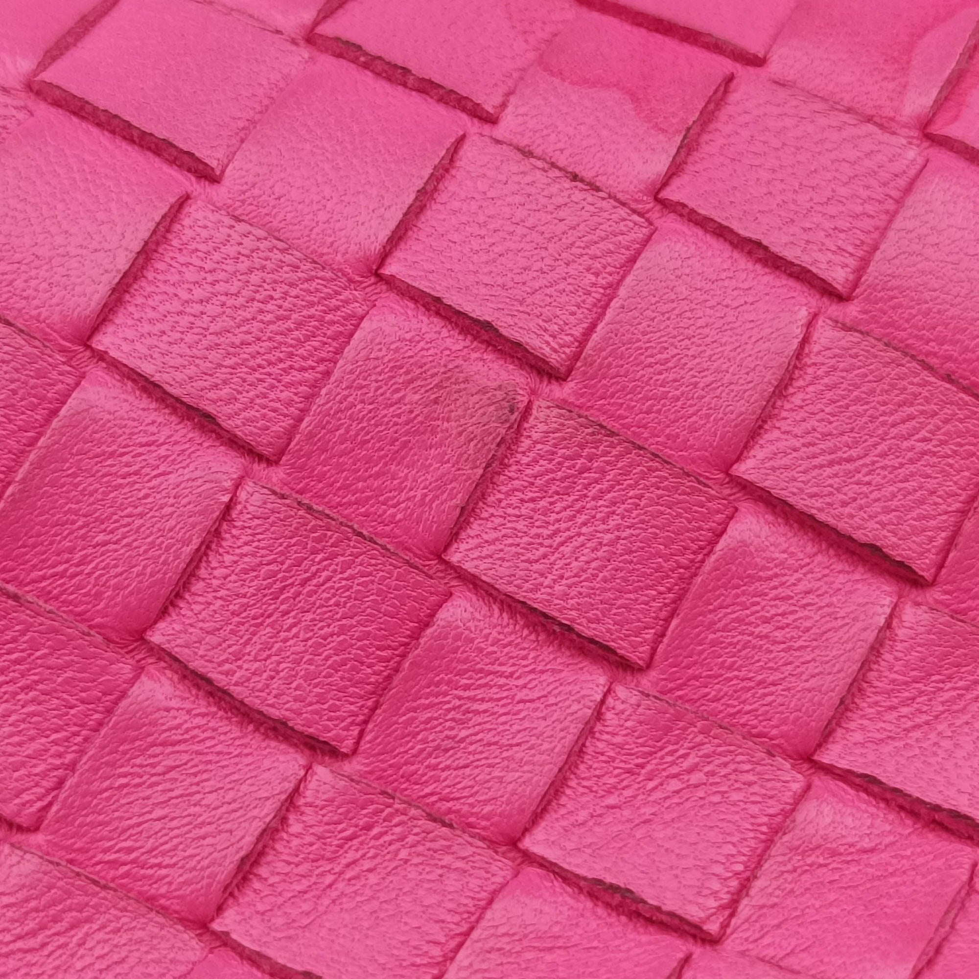 Secondhand Bottega Veneta Intrecciato Rose lambskin  handbag | stylenewstar