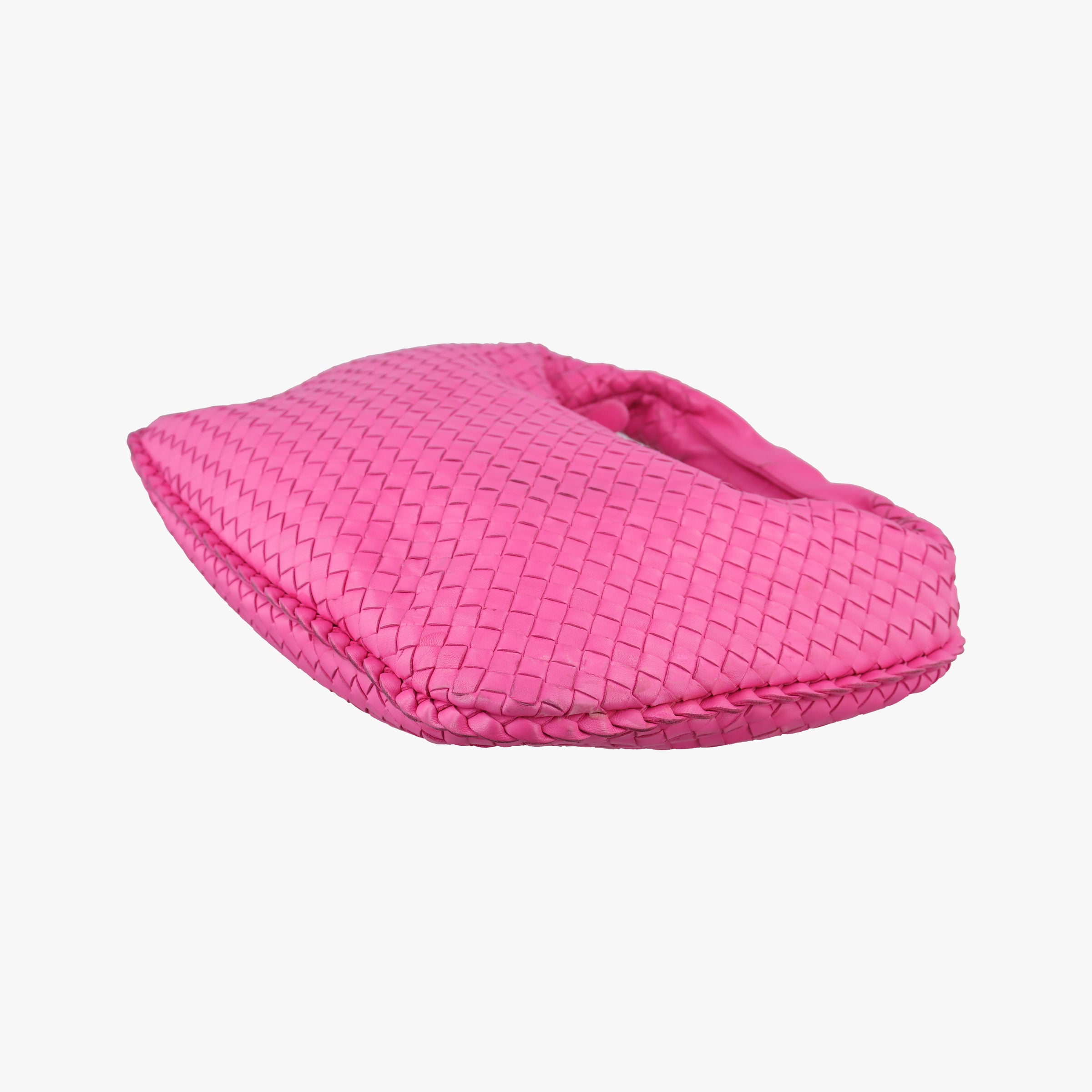 Secondhand Bottega Veneta Intrecciato Rose lambskin  handbag | stylenewstar