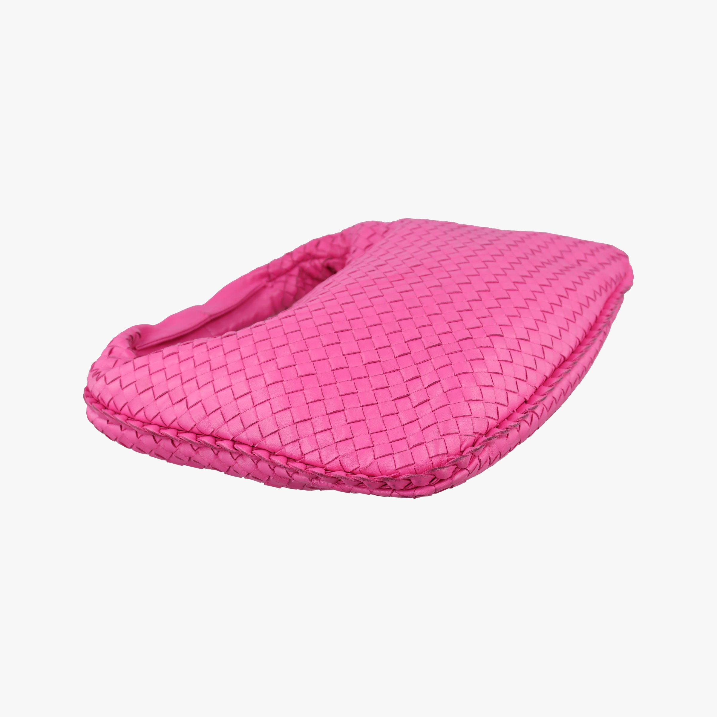 Secondhand Bottega Veneta Intrecciato Rose lambskin  handbag | stylenewstar