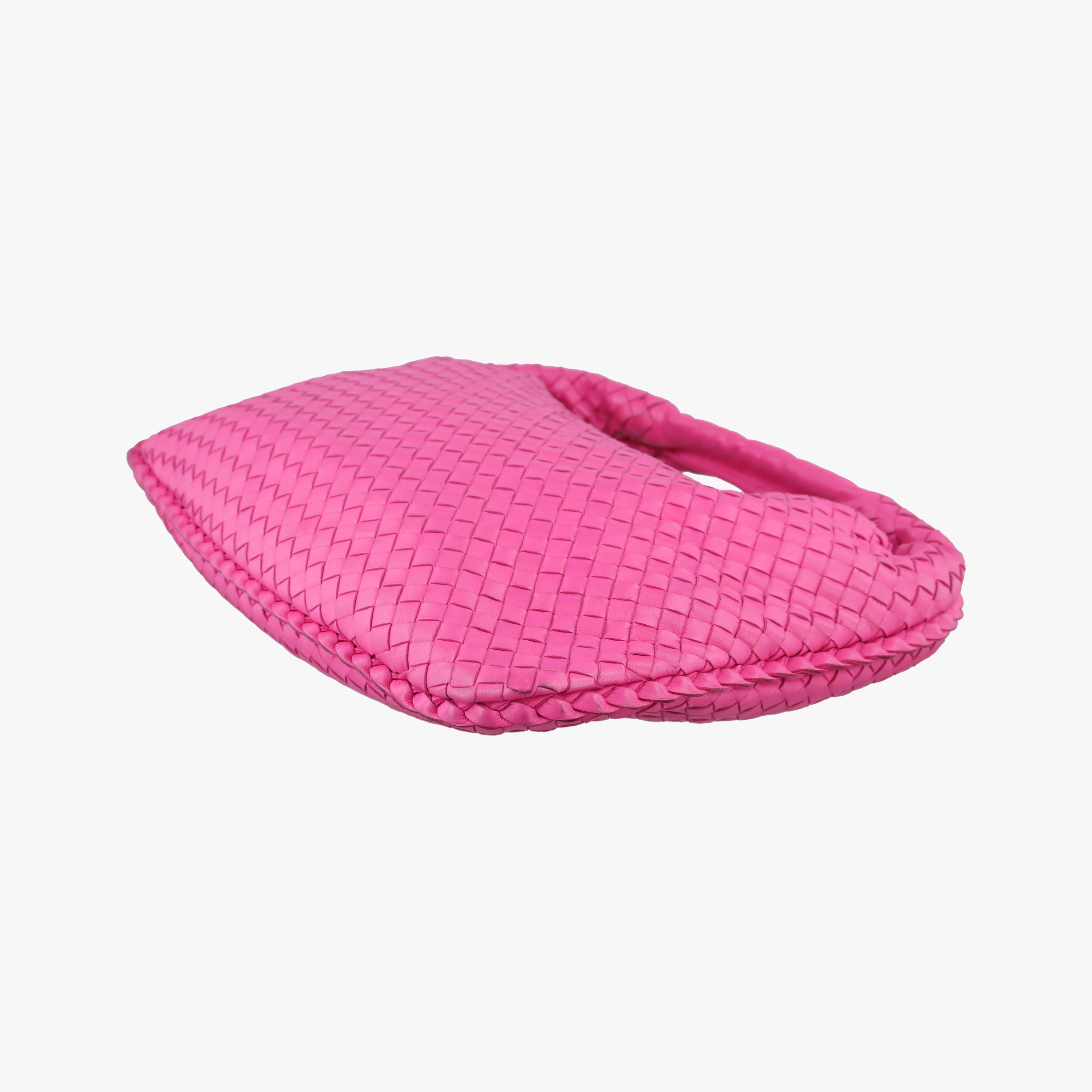 Secondhand Bottega Veneta Intrecciato Rose lambskin  handbag | stylenewstar