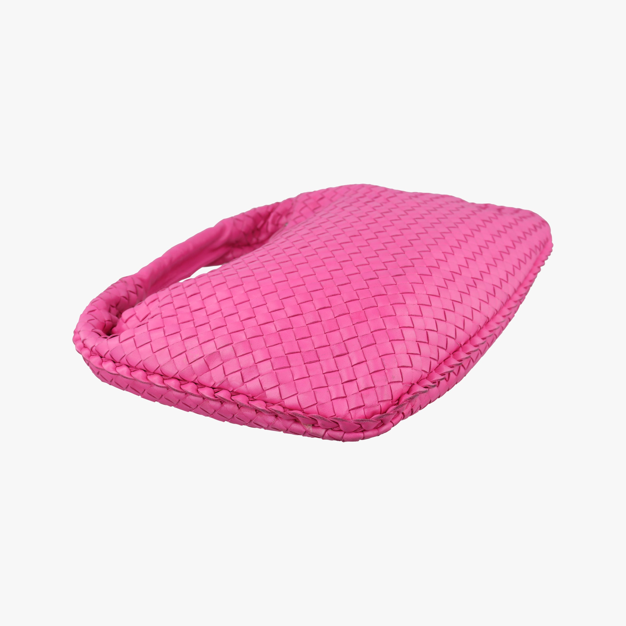 Secondhand Bottega Veneta Intrecciato Rose lambskin  handbag | stylenewstar