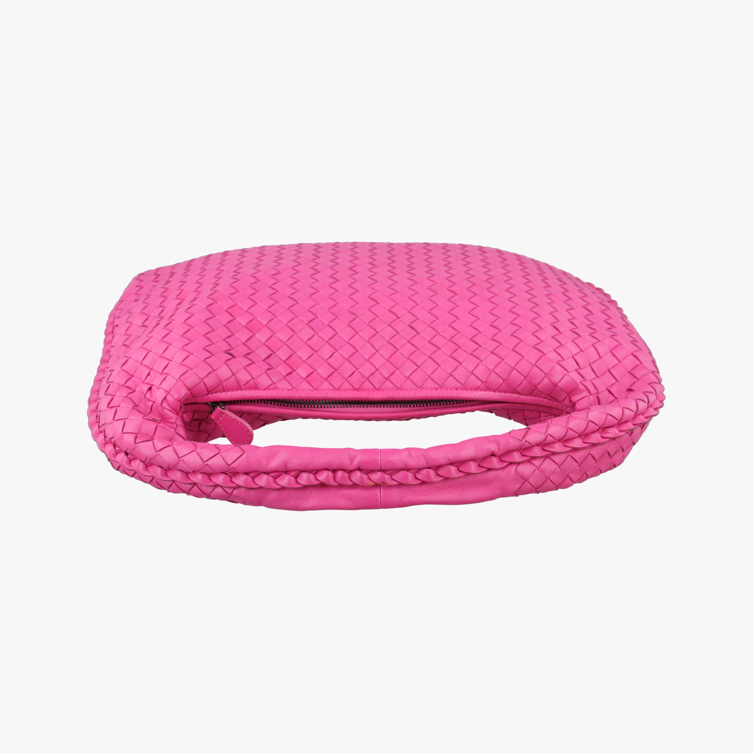Secondhand Bottega Veneta Intrecciato Rose lambskin  handbag | stylenewstar