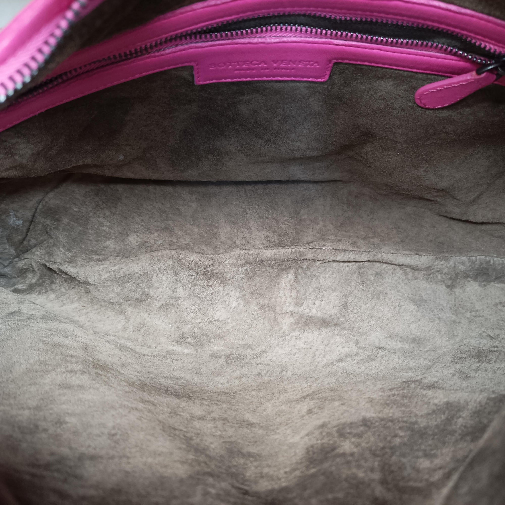 Secondhand Bottega Veneta Intrecciato Rose lambskin  handbag | stylenewstar