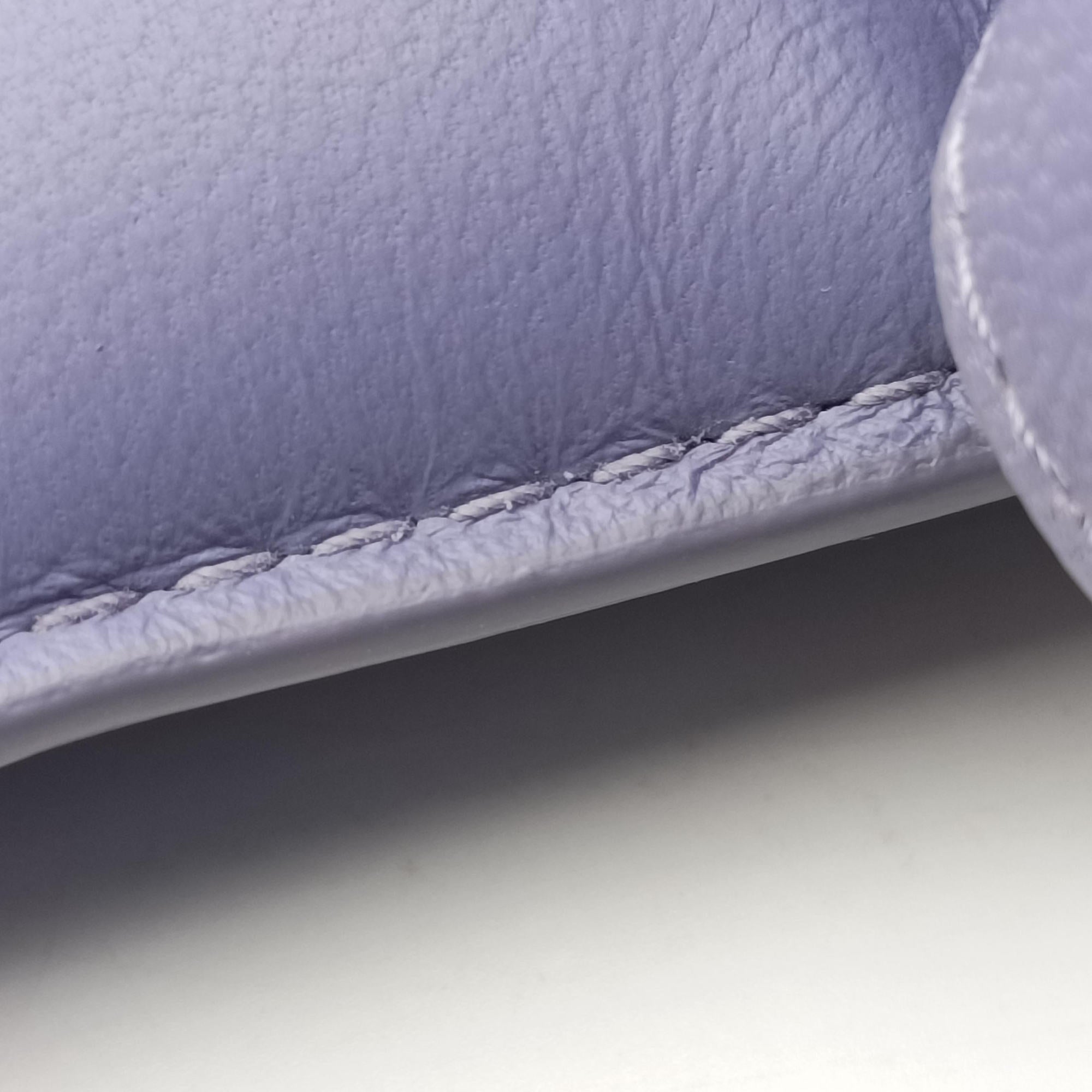 Pre-owned Bottega Veneta Padded Cassette Purple lambskin  shoulderbag | stylenewstar