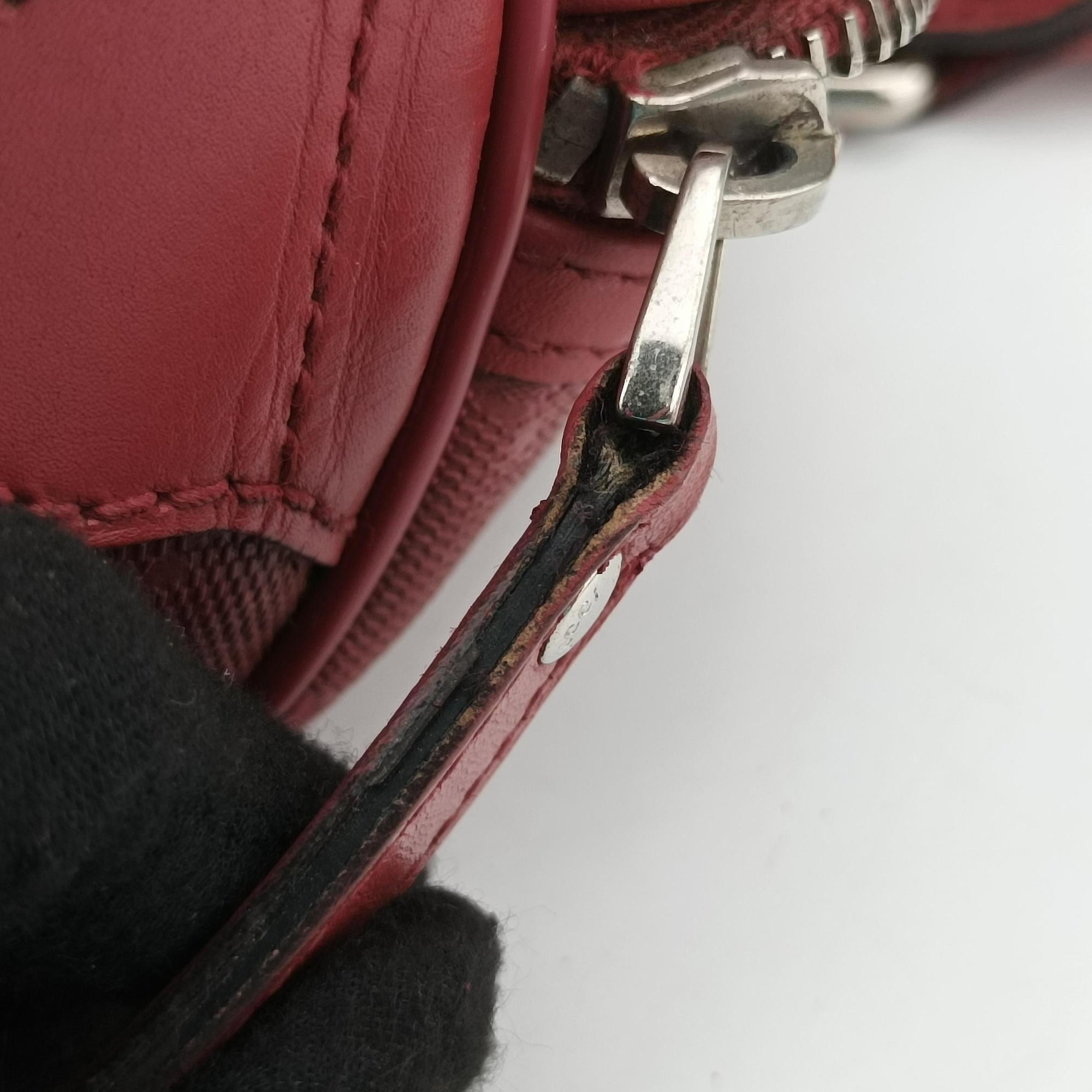 Pre-owned Gucci GG plus Spring Joy GG Supreme Red PVC coated canvas×Leather 193603 handbag | stylenewstar
