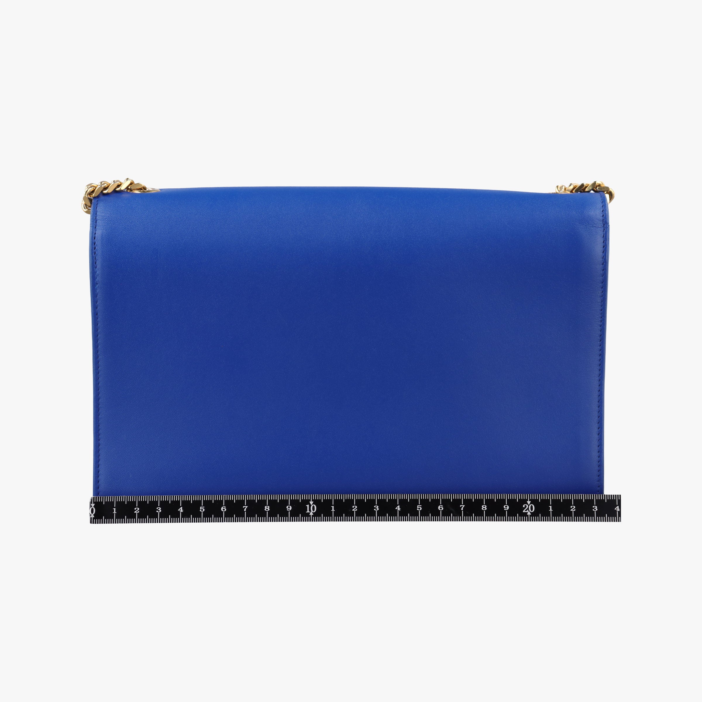 Pre-owned Yves Saint Laurent KATE Blue Leather 354119 shoulderbag | stylenewstar