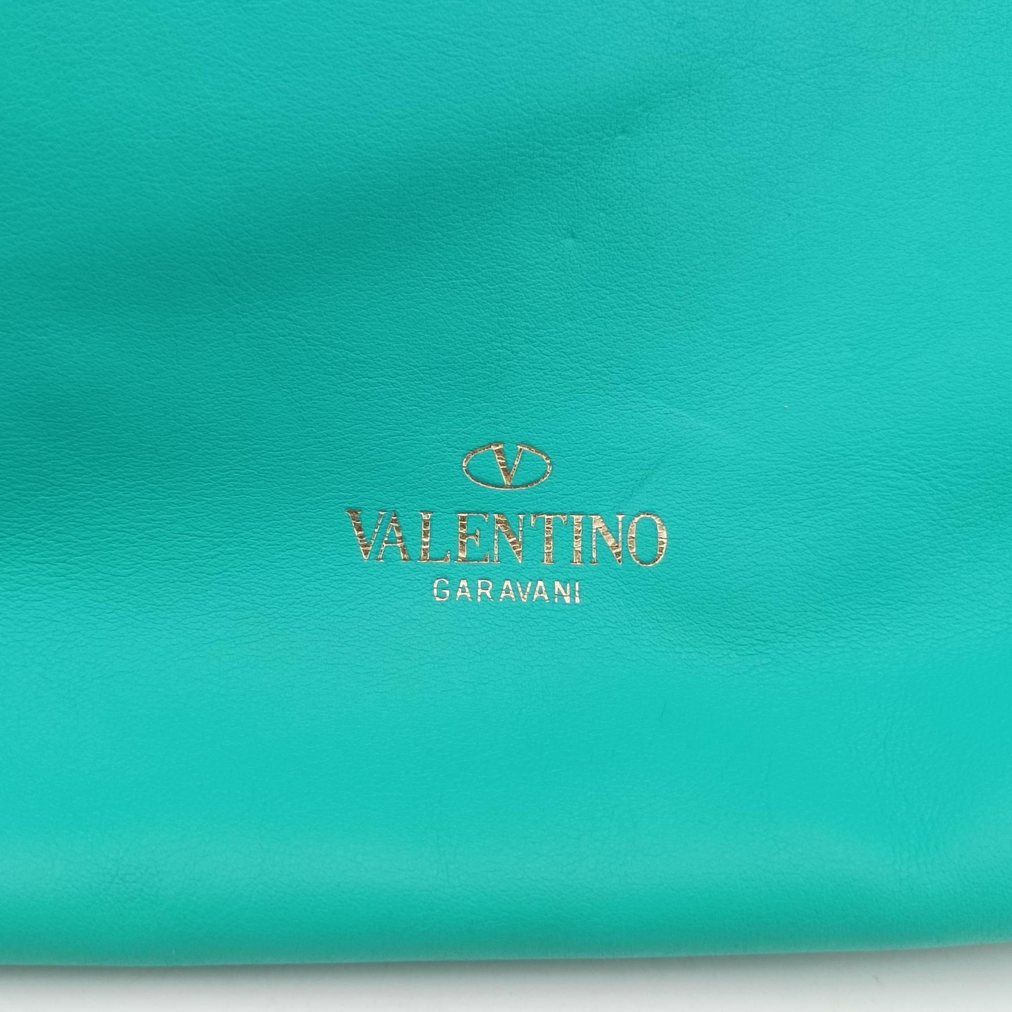 Secondhand Valentino Rockstud Blue leather  shoulderbag | stylenewstar