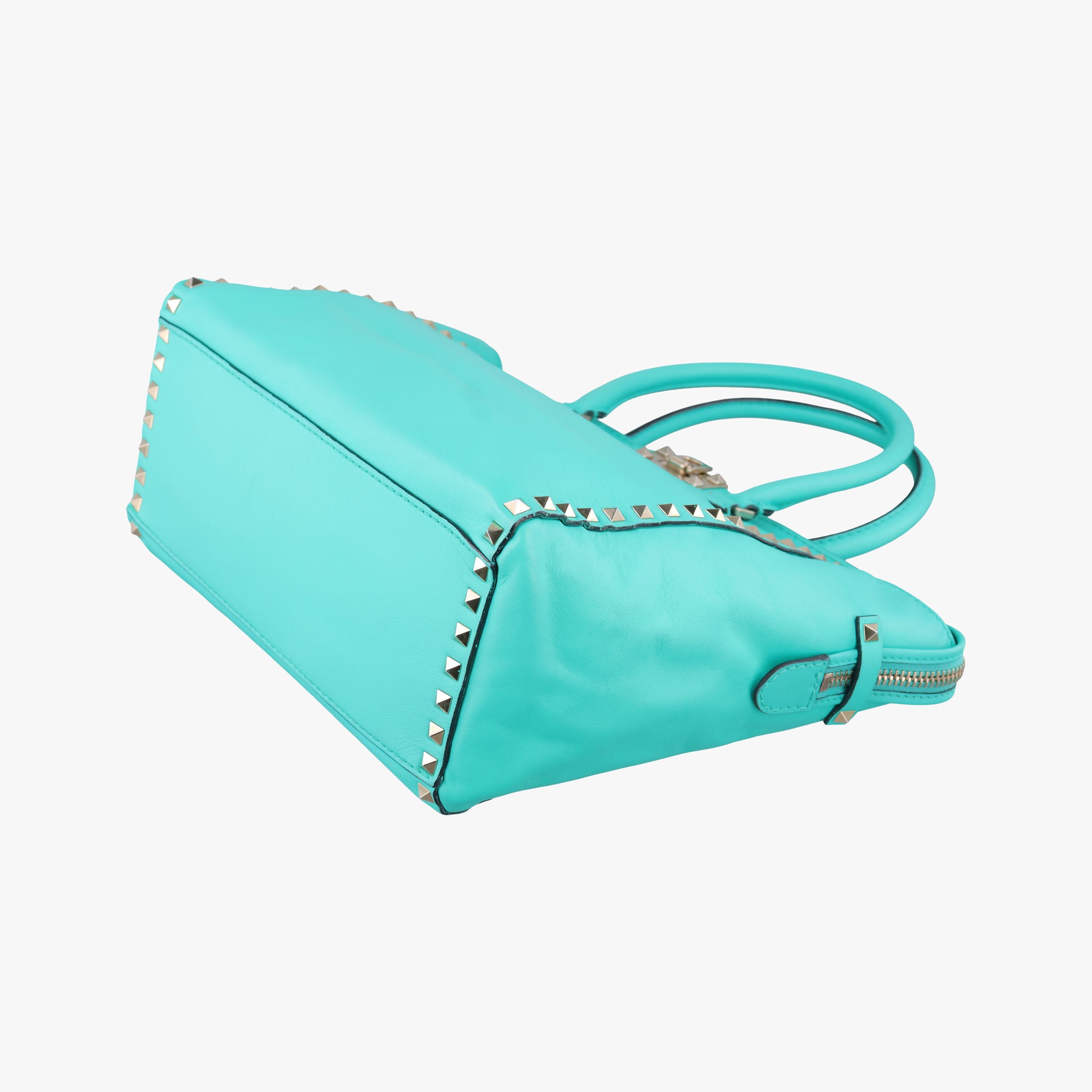Secondhand Valentino Rockstud Blue leather  shoulderbag | stylenewstar