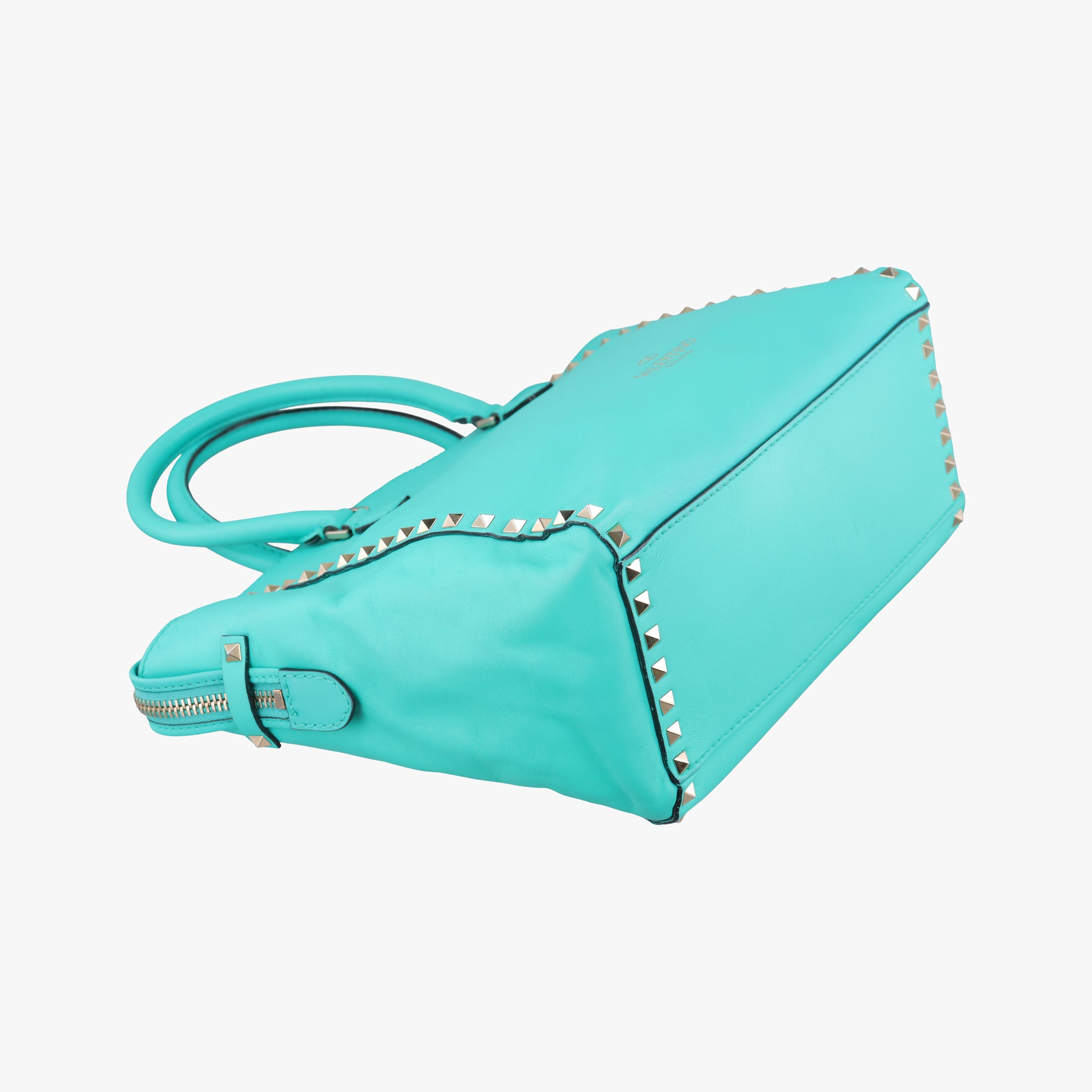 Secondhand Valentino Rockstud Blue leather  shoulderbag | stylenewstar