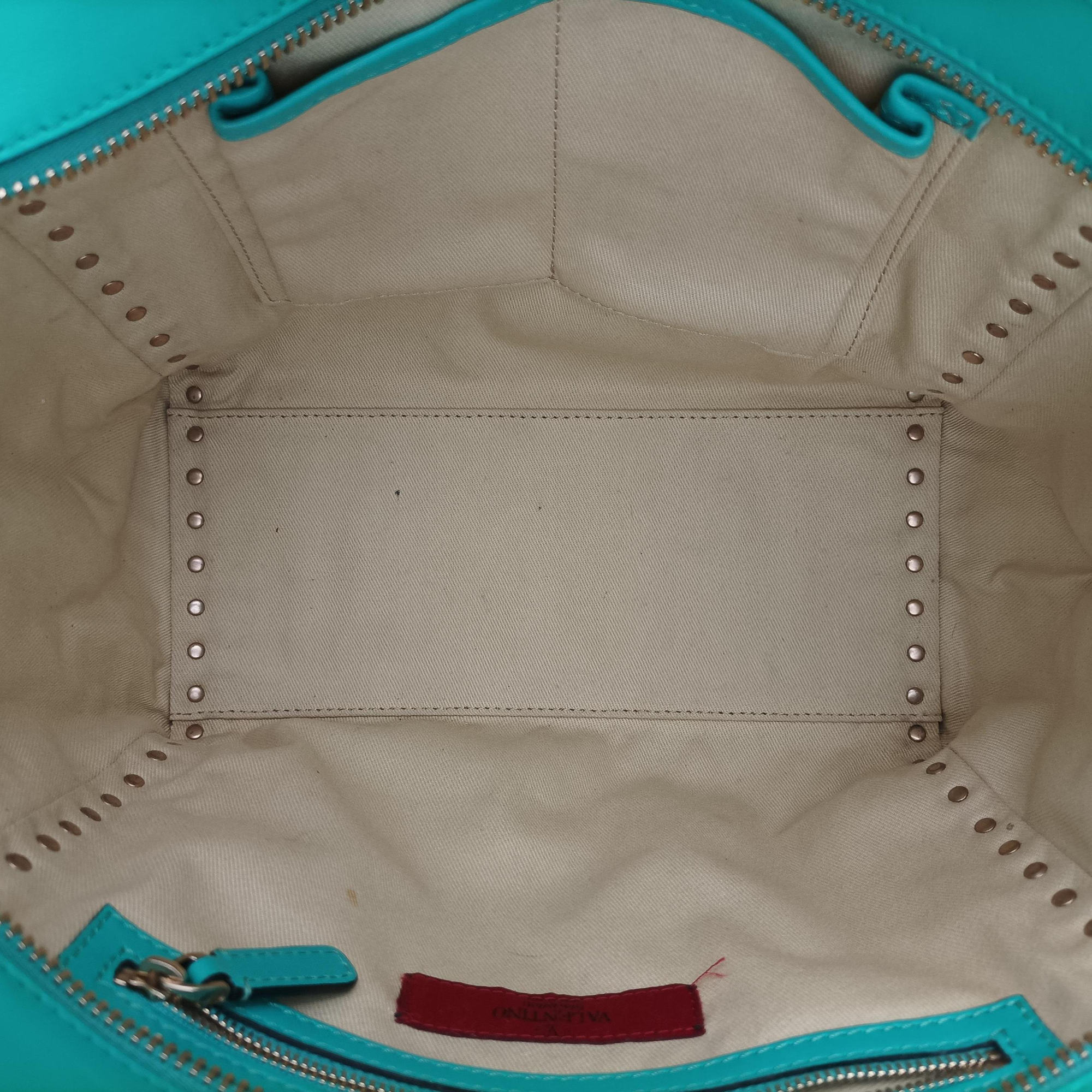 Secondhand Valentino Rockstud Blue leather  shoulderbag | stylenewstar