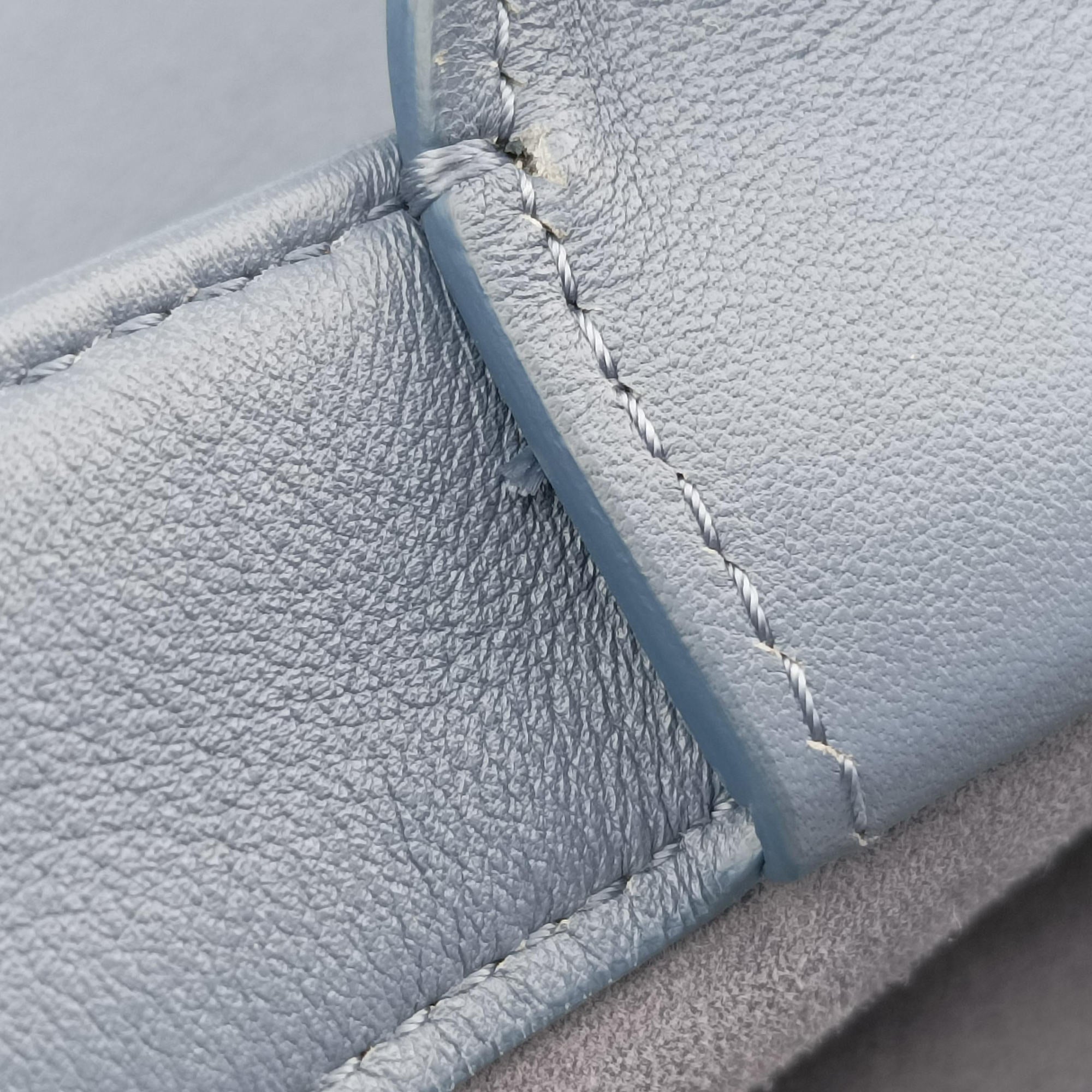 Pre-owned Christian Dior Book Tote Bag Blue leather  handbag | stylenewstar