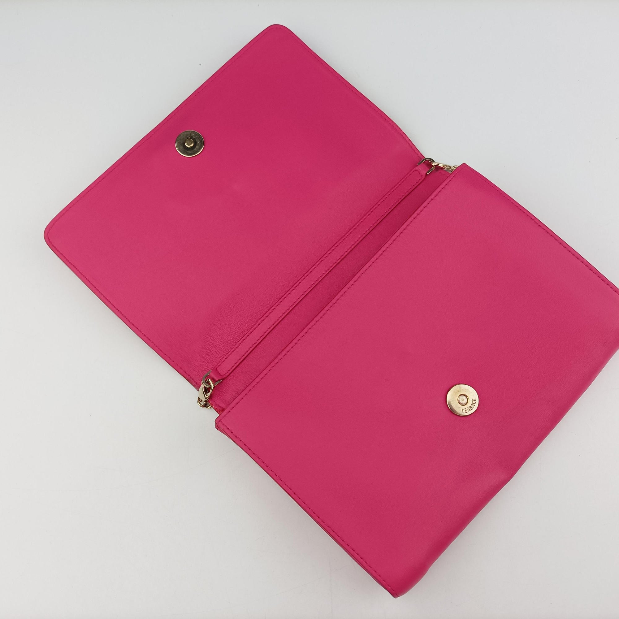 Secondhand VERSACE La Medusa Rose Leather  shoulderbag | stylenewstar