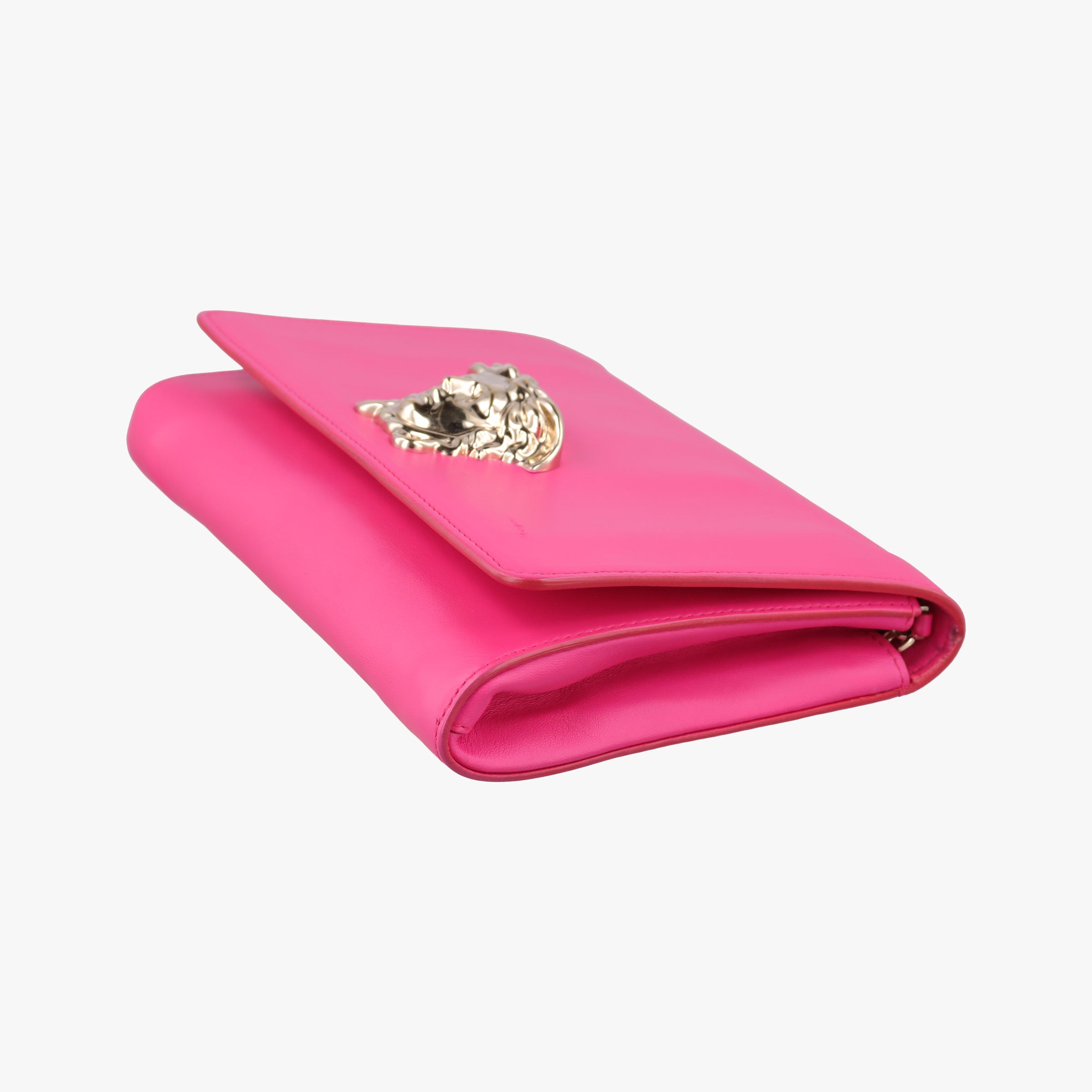 Secondhand VERSACE La Medusa Rose Leather  shoulderbag | stylenewstar