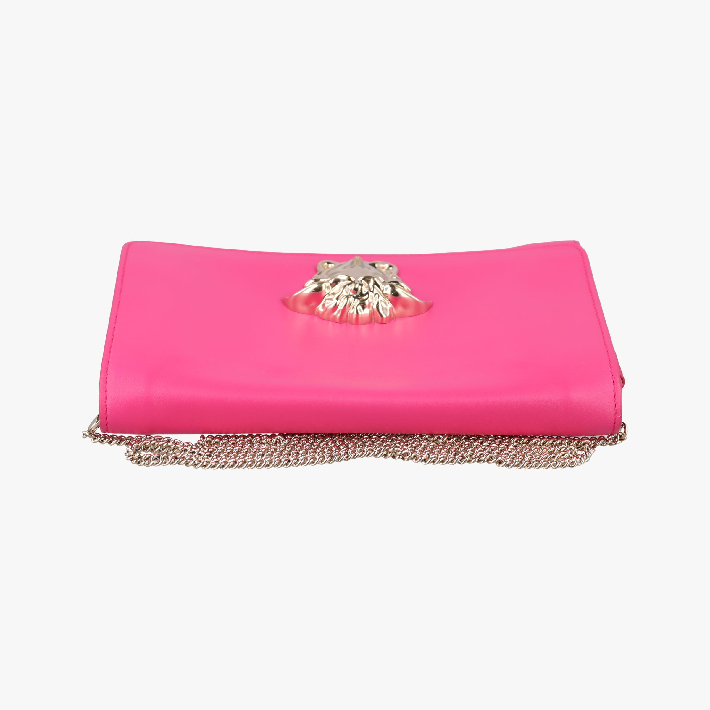 Secondhand VERSACE La Medusa Rose Leather  shoulderbag | stylenewstar