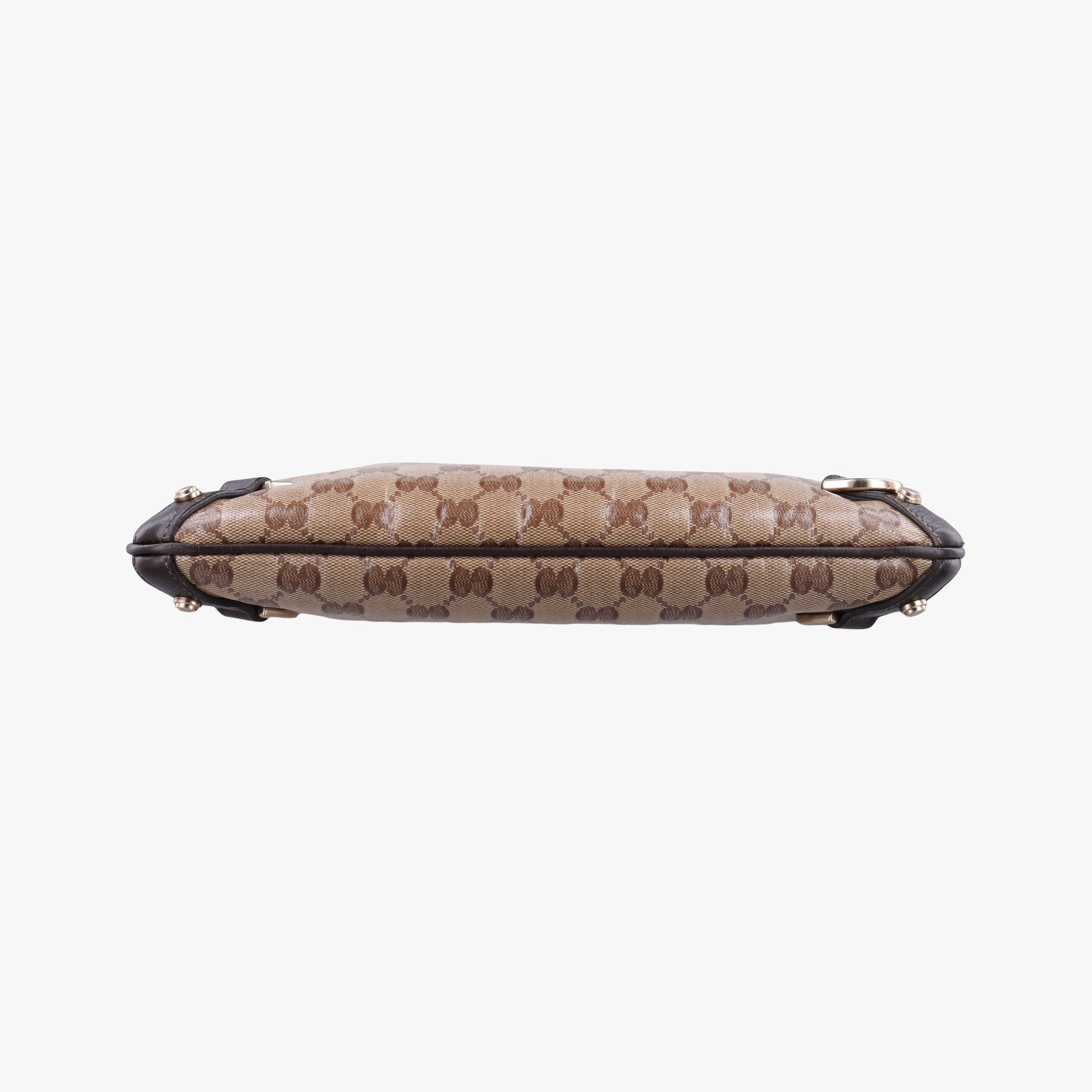 Secondhand Gucci Abbey Brown PVC coated canvas 268642 shoulderbag | stylenewstar