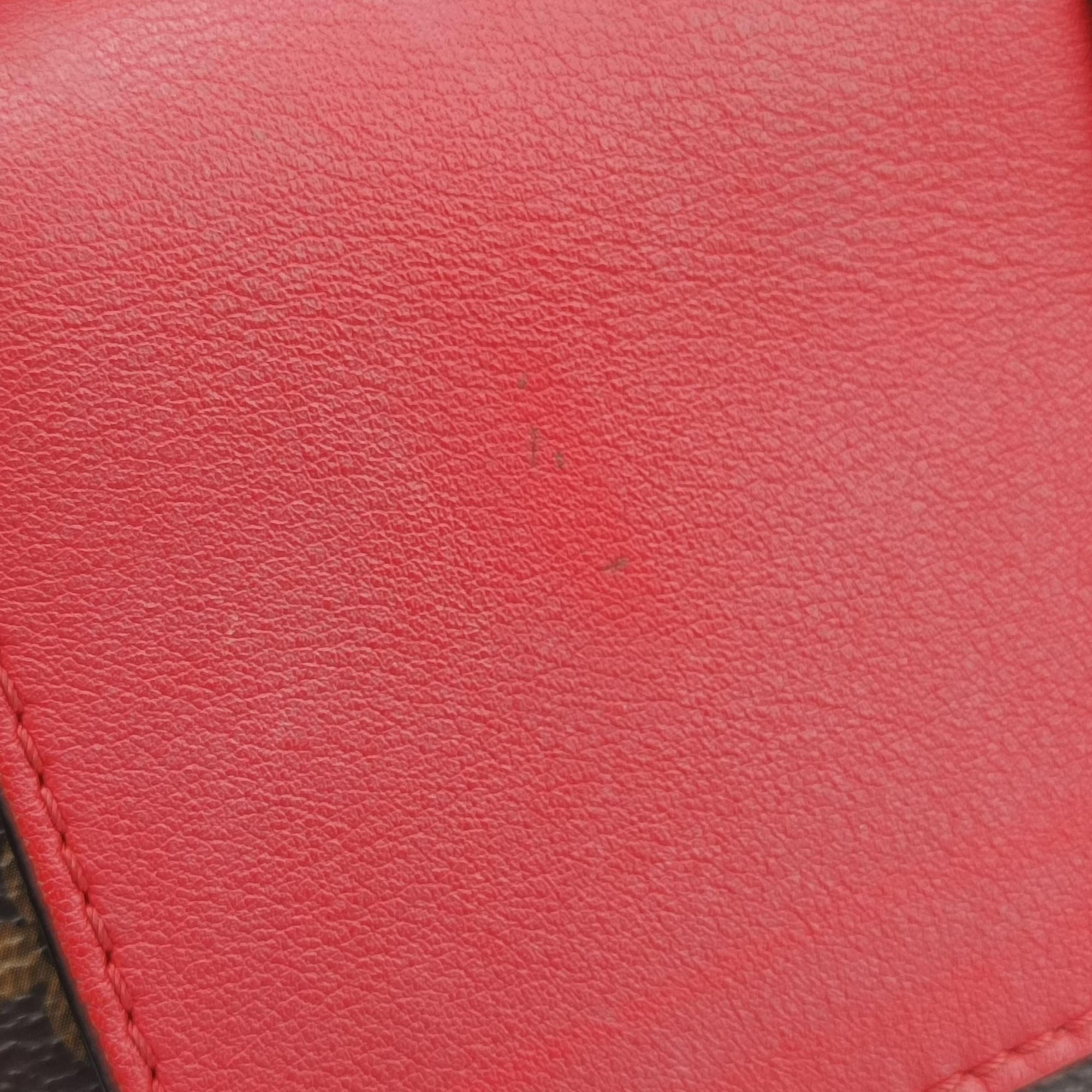 Secondhand Louis Vuitton Locky BB Monogram/Brown×Coqulicot Monogram canvas×calf leather M44322 shoulderbag | stylenewstar