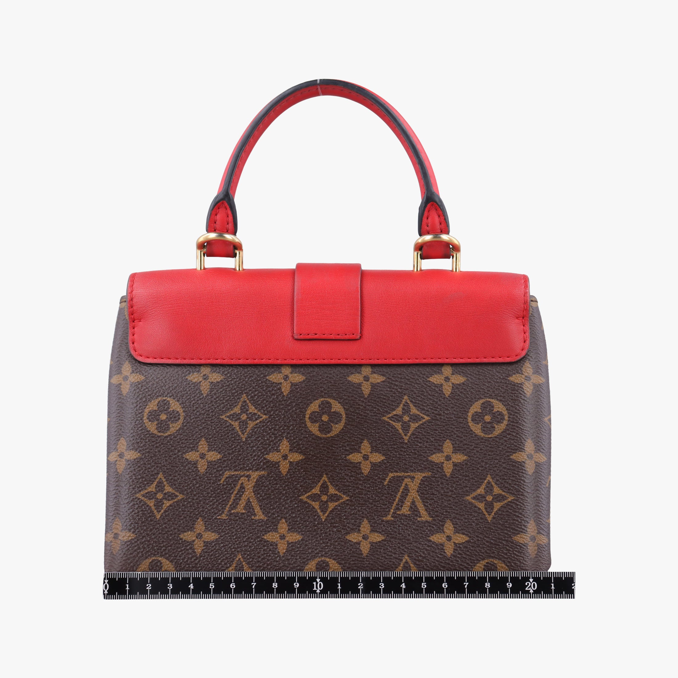 Secondhand Louis Vuitton Locky BB Monogram/Brown×Coqulicot Monogram canvas×calf leather M44322 shoulderbag | stylenewstar