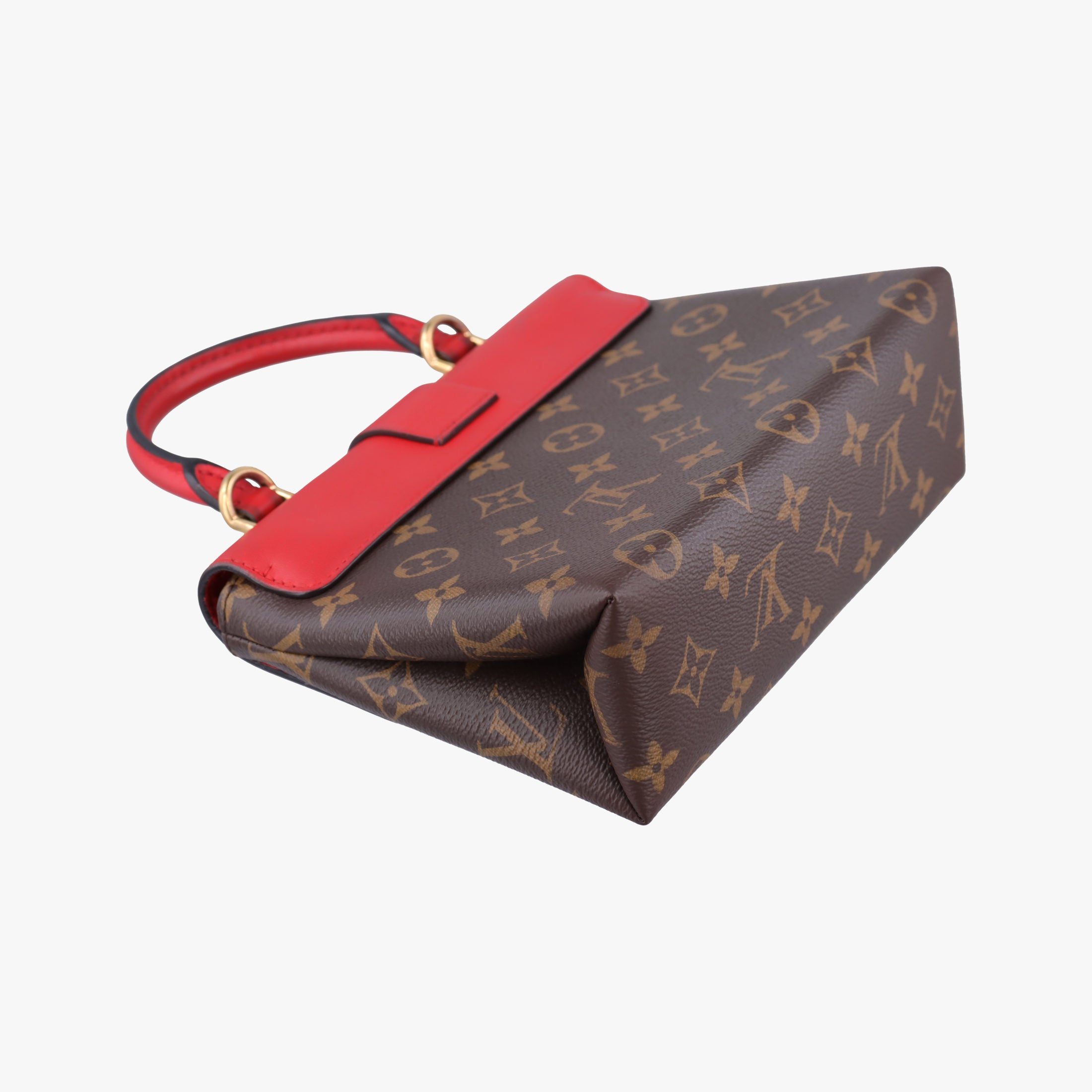Secondhand Louis Vuitton Locky BB Monogram/Brown×Coqulicot Monogram canvas×calf leather M44322 shoulderbag | stylenewstar