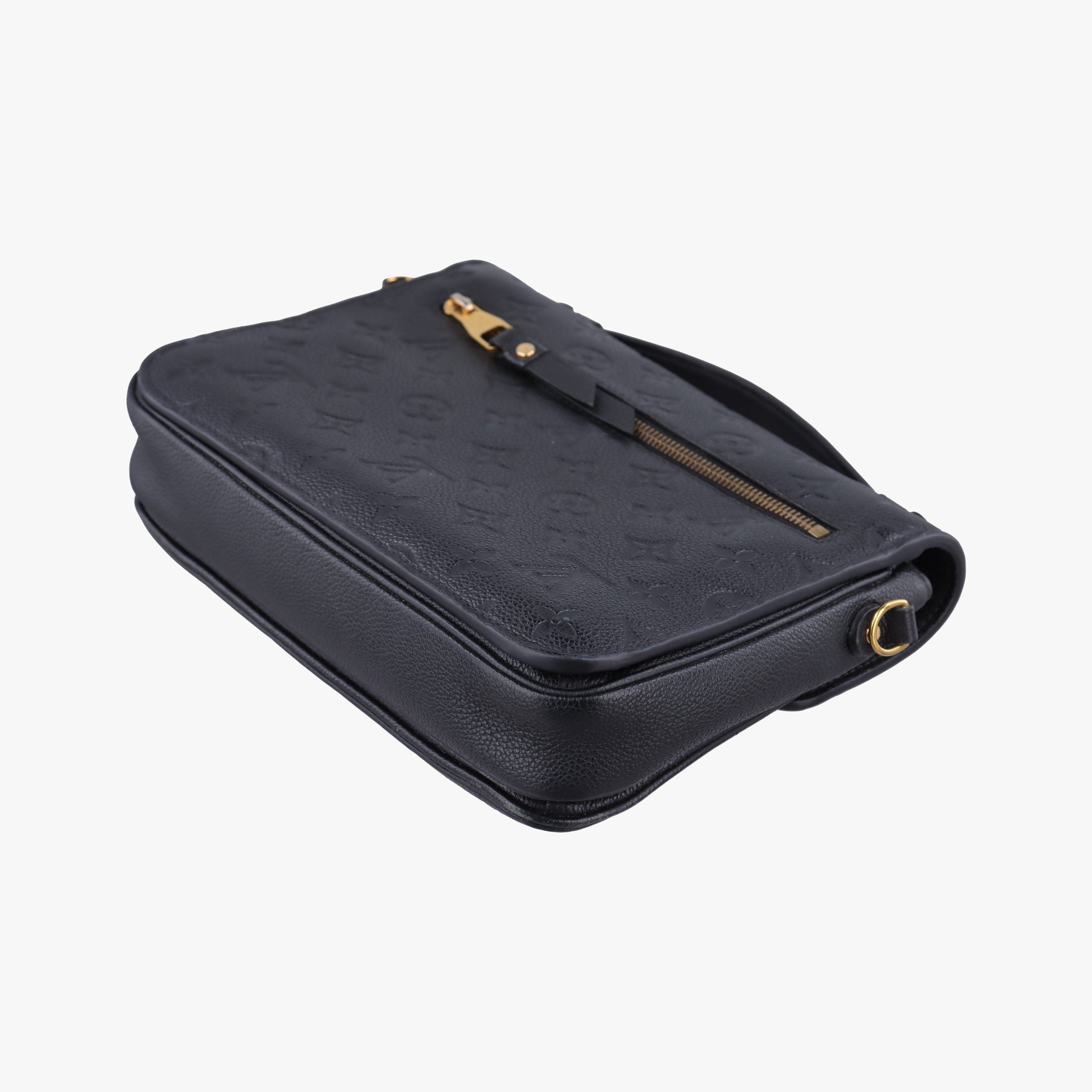 Pre-owned Louis Vuitton Pochette Metis MM Black Monogram Empreinte M41487 shoulderbag | stylenewstar