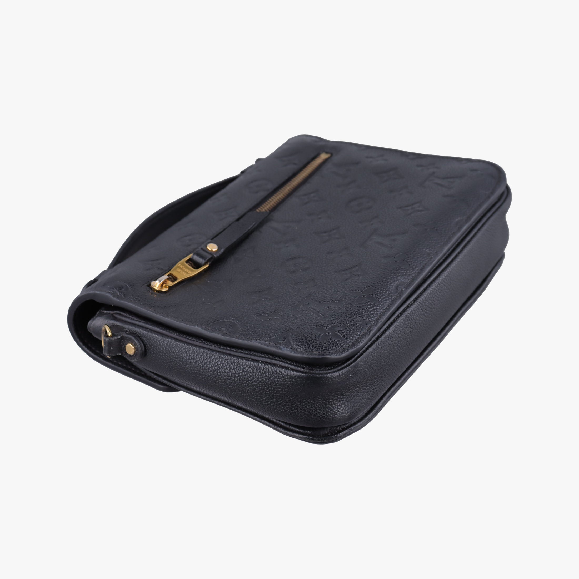 Pre-owned Louis Vuitton Pochette Metis MM Black Monogram Empreinte M41487 shoulderbag | stylenewstar