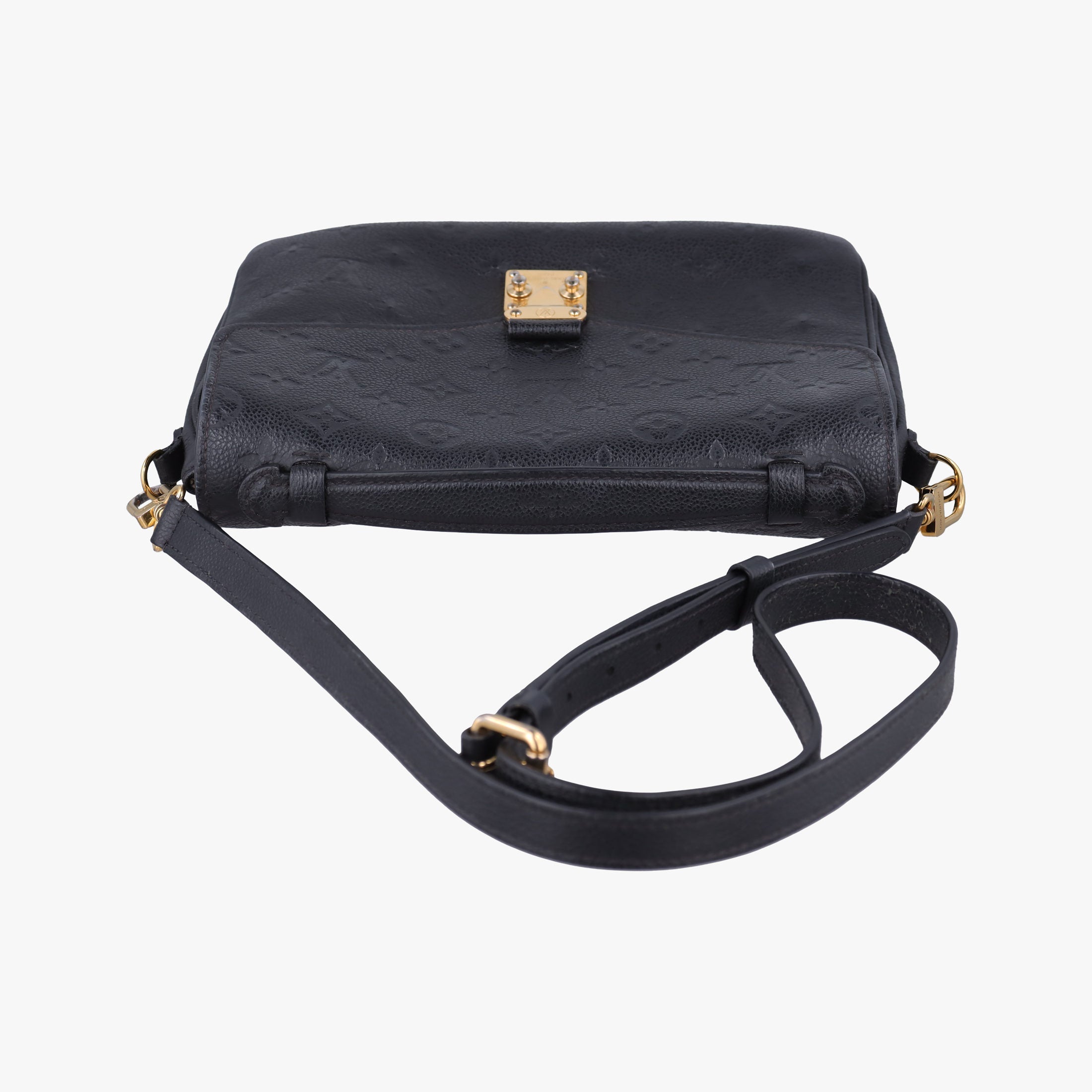 Pre-owned Louis Vuitton Pochette Metis MM Black Monogram Empreinte M41487 shoulderbag | stylenewstar