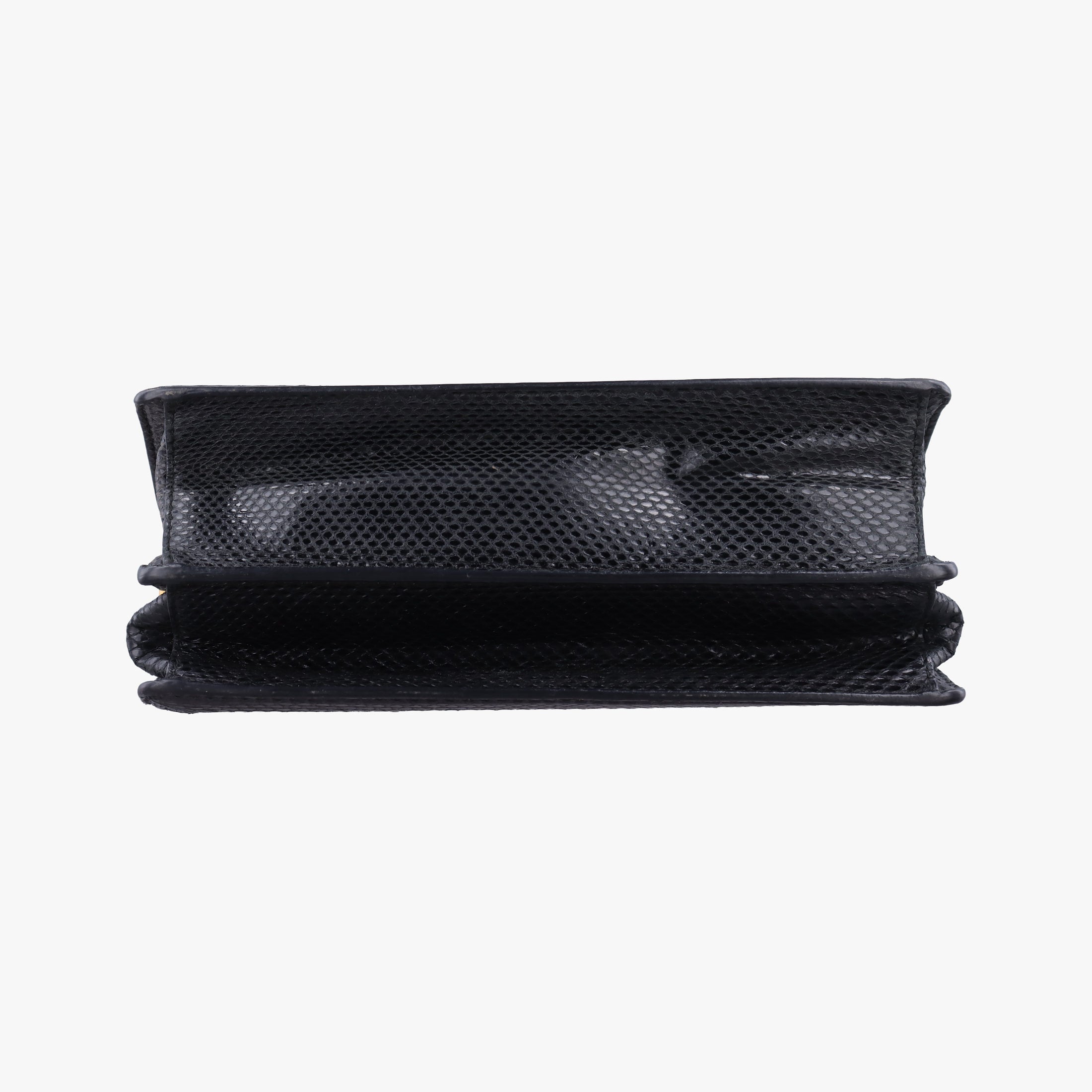 Vintage Dolce & Gabbana Rosalia Top Handle Black Leather×Suede×Python  shoulderbag | stylenewstar