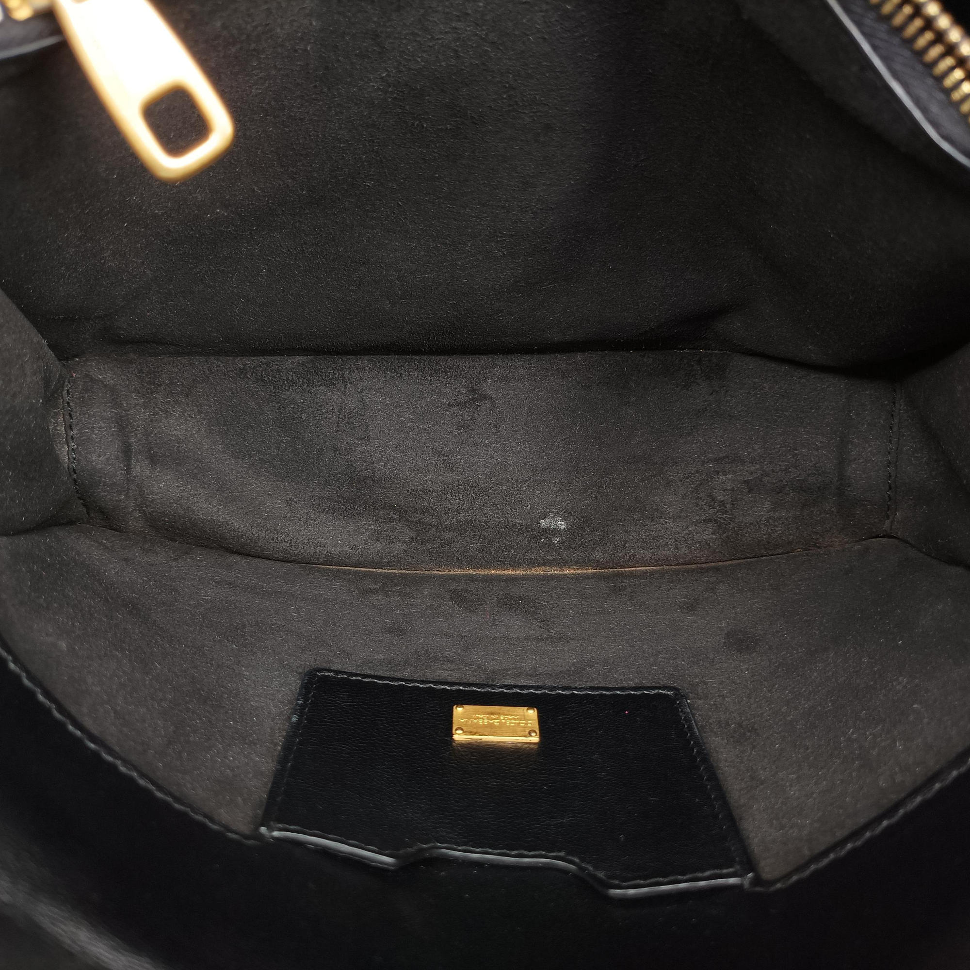 Vintage Dolce & Gabbana Rosalia Top Handle Black Leather×Suede×Python  shoulderbag | stylenewstar