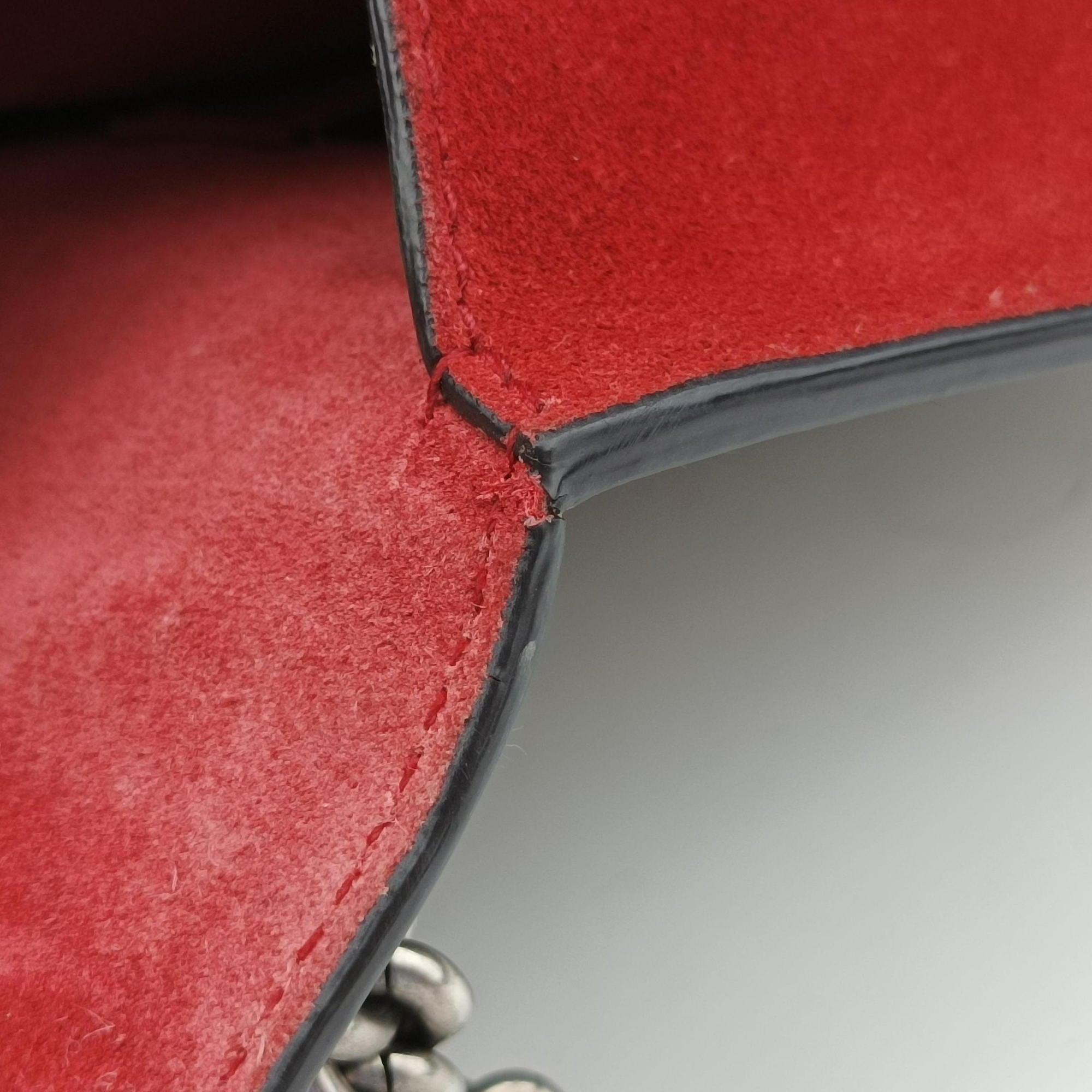 Pre-owned Gucci Dionysus beige×red PVC coated canvas × suede 421970 shoulderbag | stylenewstar