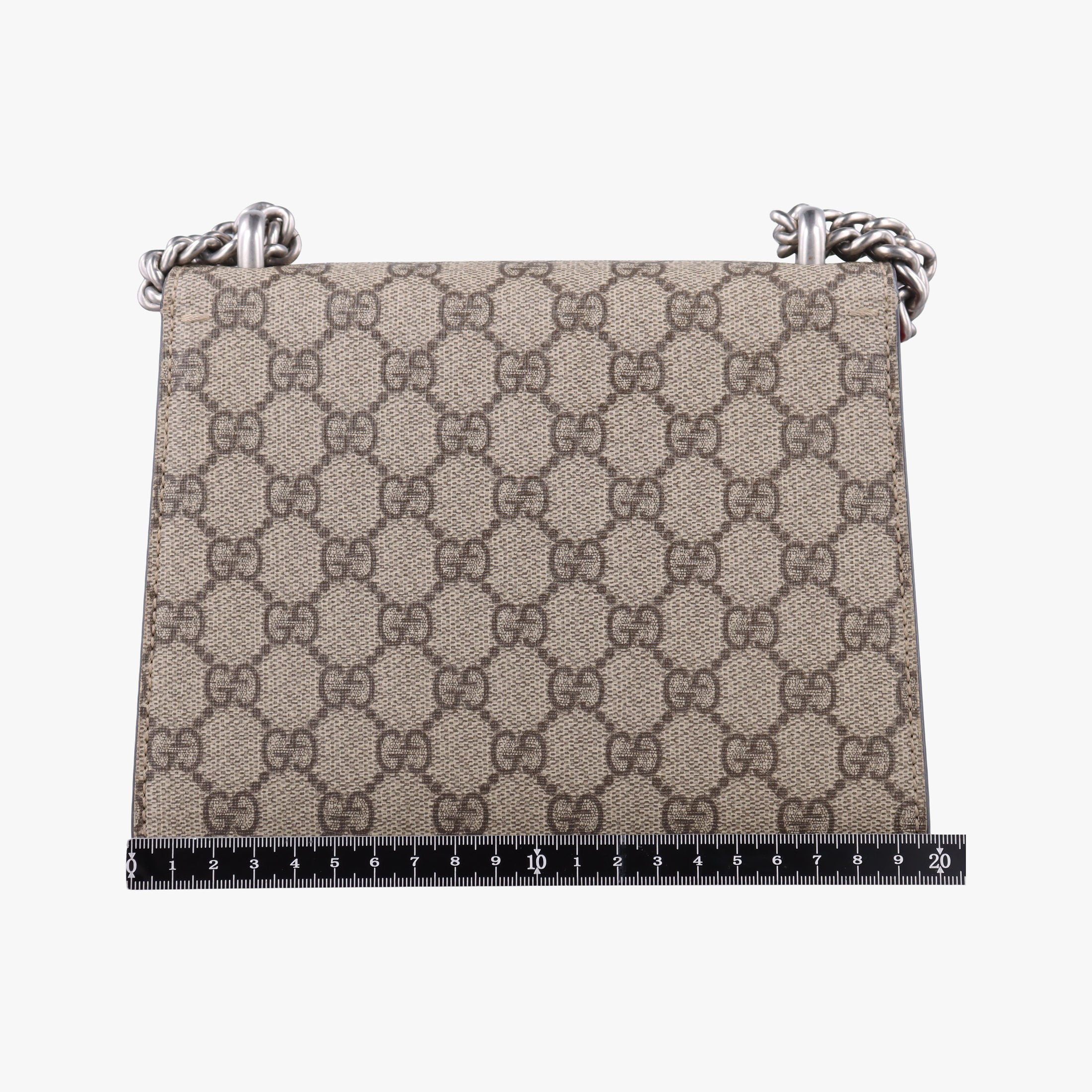 Pre-owned Gucci Dionysus beige×red PVC coated canvas × suede 421970 shoulderbag | stylenewstar