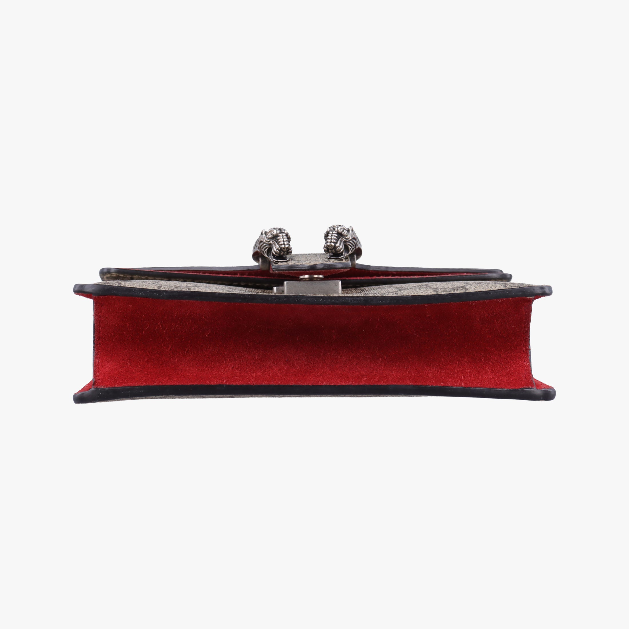 Pre-owned Gucci Dionysus beige×red PVC coated canvas × suede 421970 shoulderbag | stylenewstar