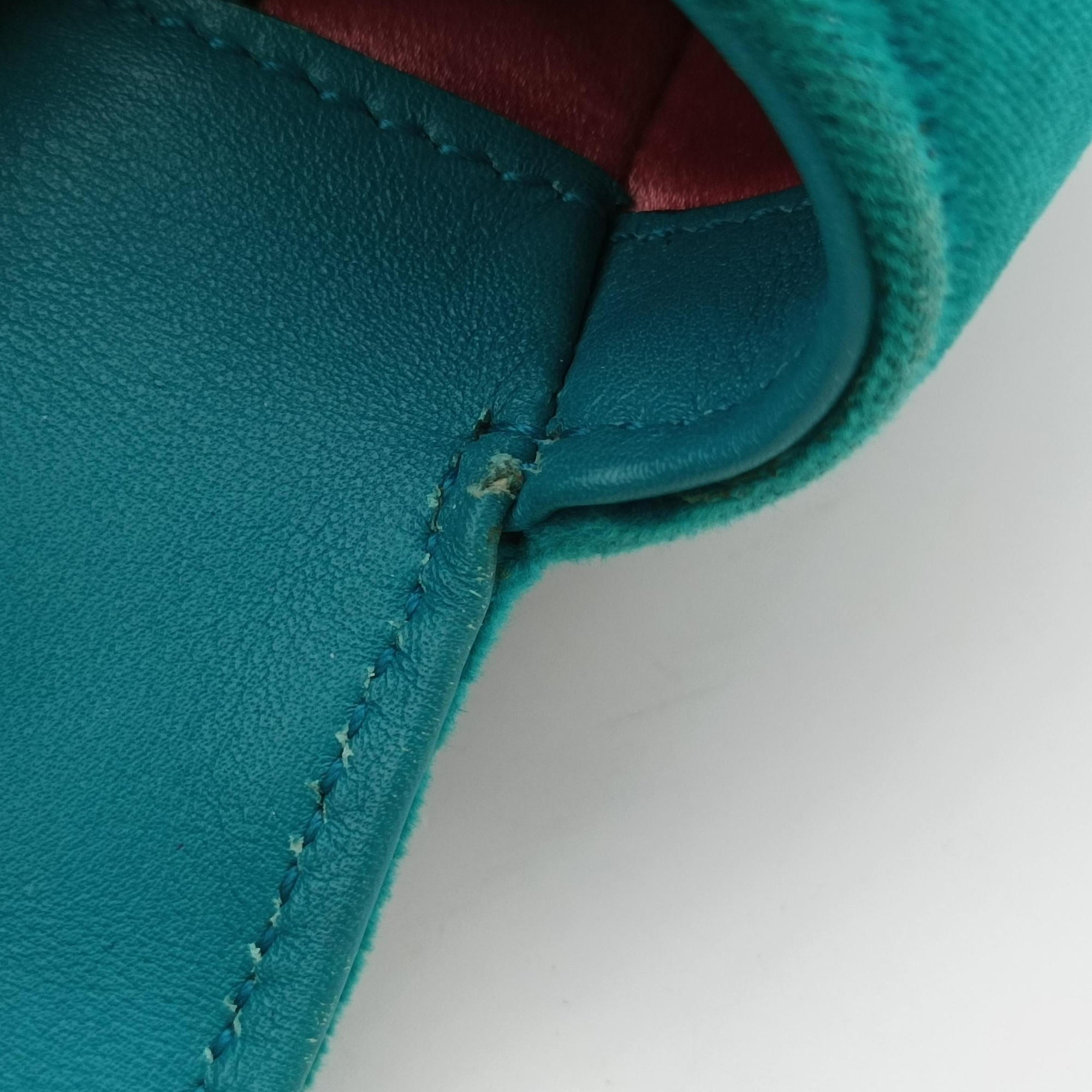 Secondhand Gucci GG Marmont Blue velour 443497 shoulderbag | stylenewstar
