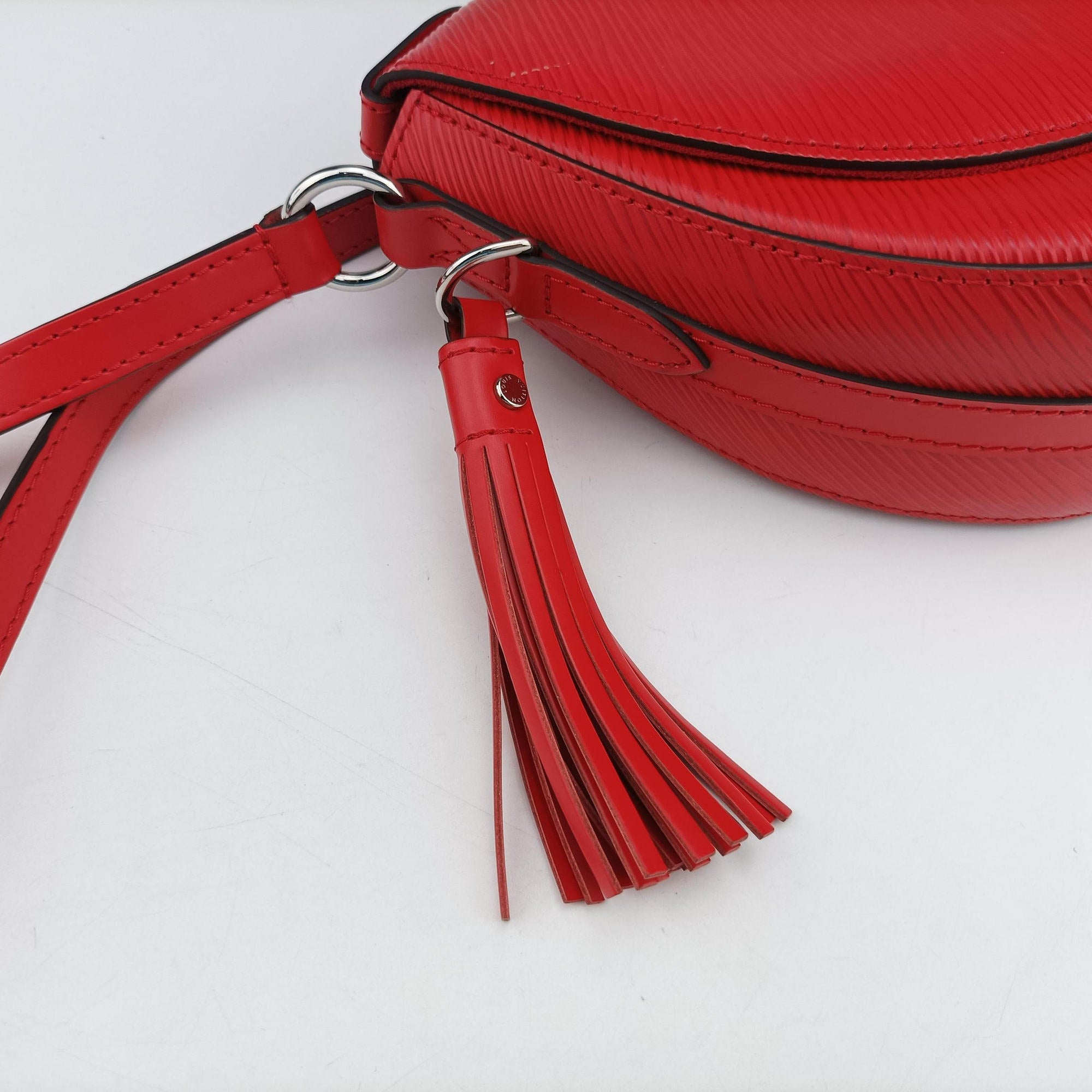 Pre-owned Louis Vuitton Saint Cloud Coquelicot  Epi  M54156 shoulderbag | stylenewstar