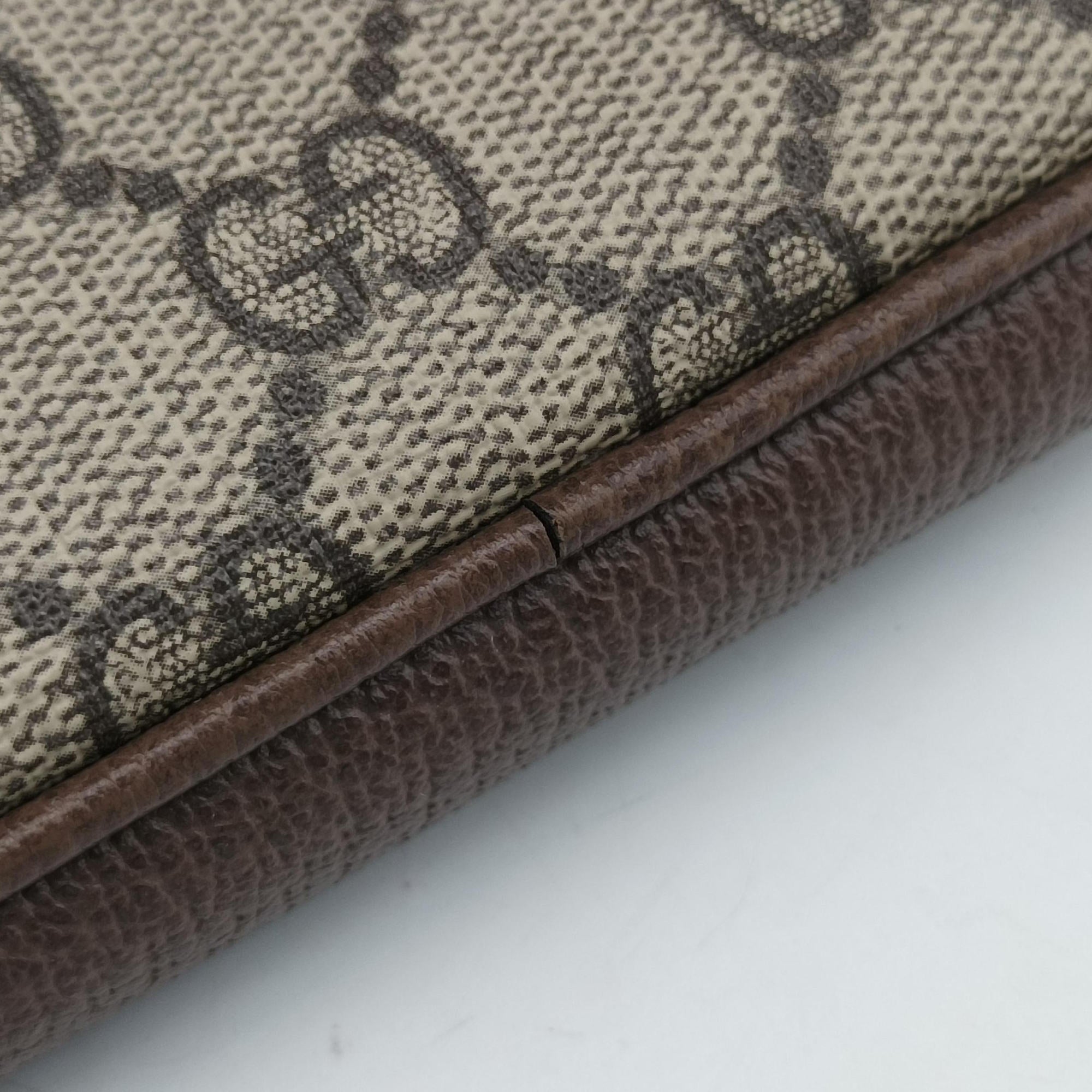 Secondhand Gucci Ophidia Beige×red×green PVC coated canvas×Leather 598664 shoulderbag | stylenewstar